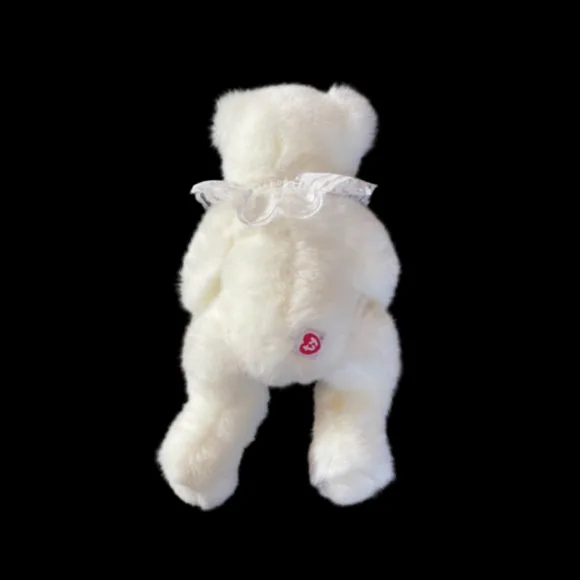 Product image for Ty Plush Stuffed Animal White Purple Bear