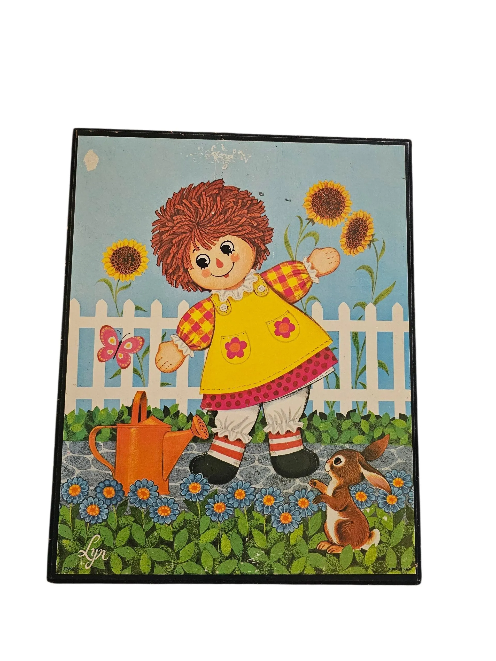 Product image for Vintage Raggedy Ann Wall Plaque