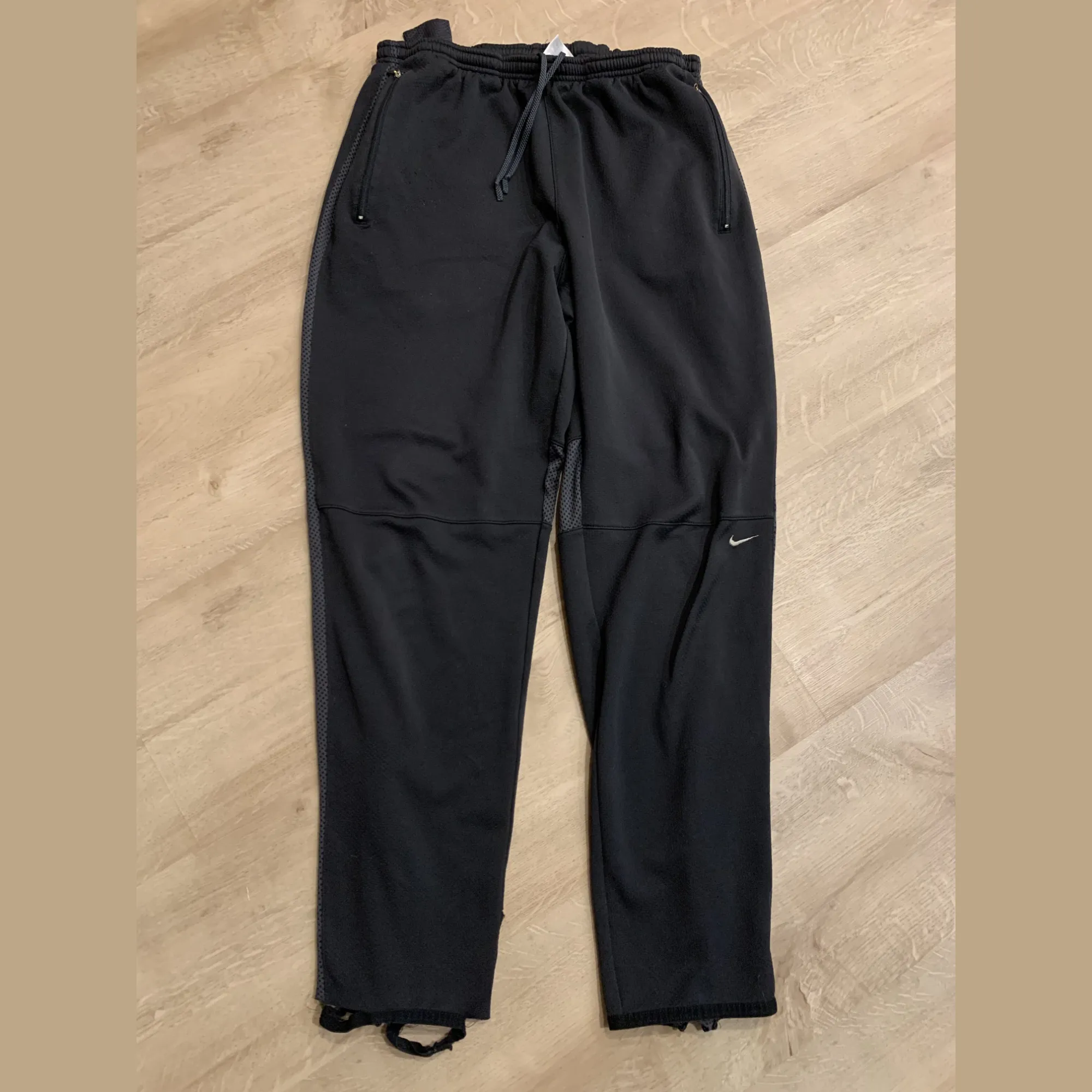 nike dri fit pants mens zipper ankle