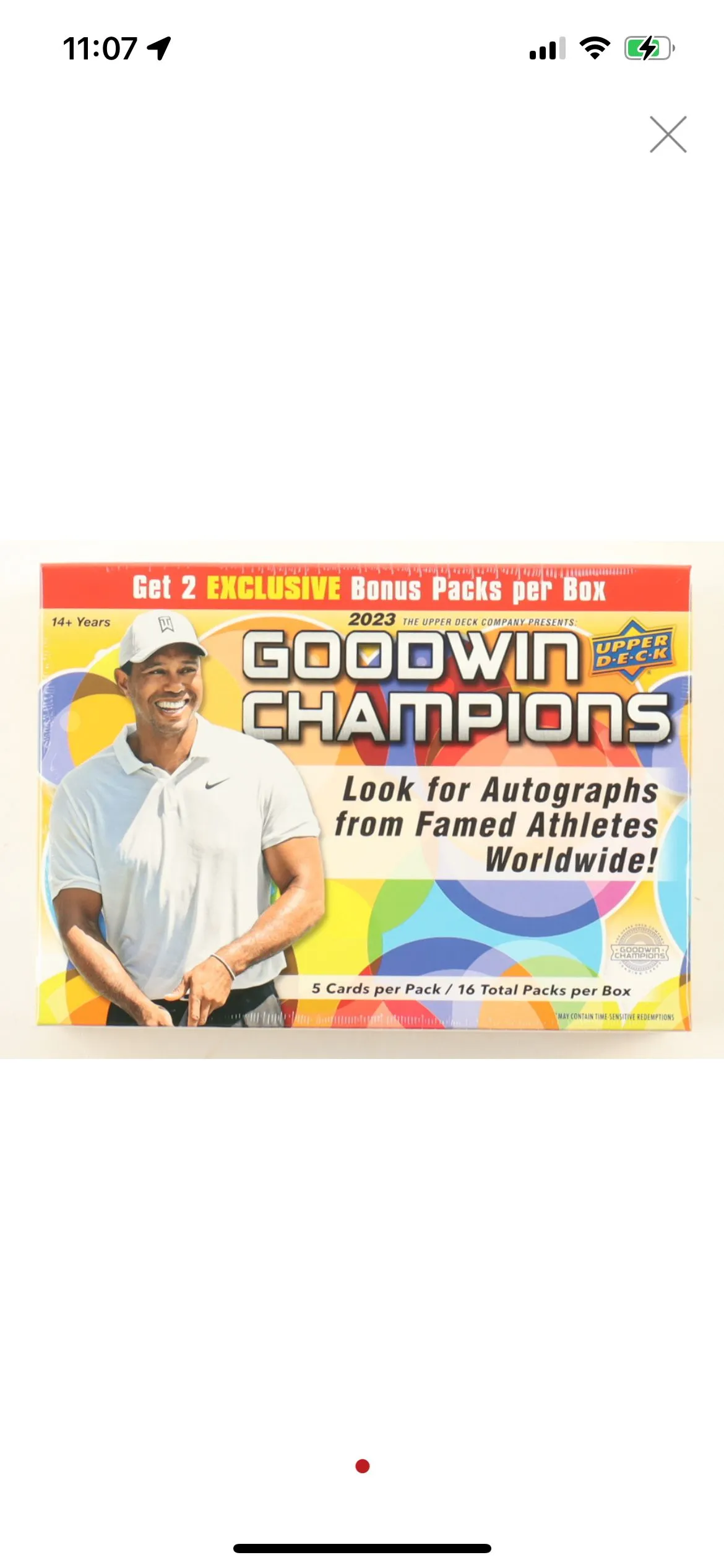 Product image for 2023 Goodwin Champions Solo Pack from Mega Box