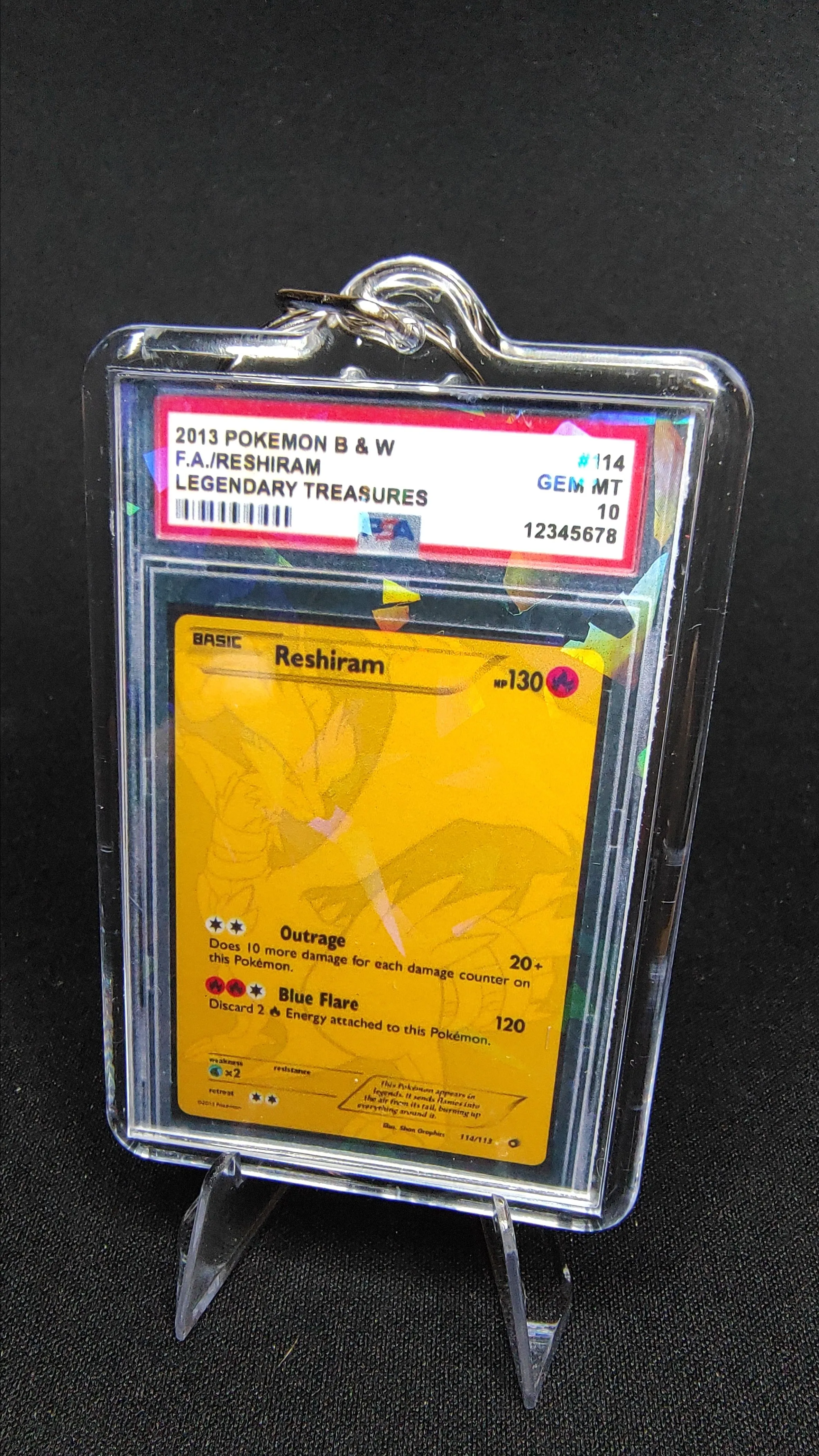 2013) Pokemon Keychain - Reshiram (114 Full Art Secret Rare) - Legendary  Treasures  Whatnot: Shop, Sell, Connect