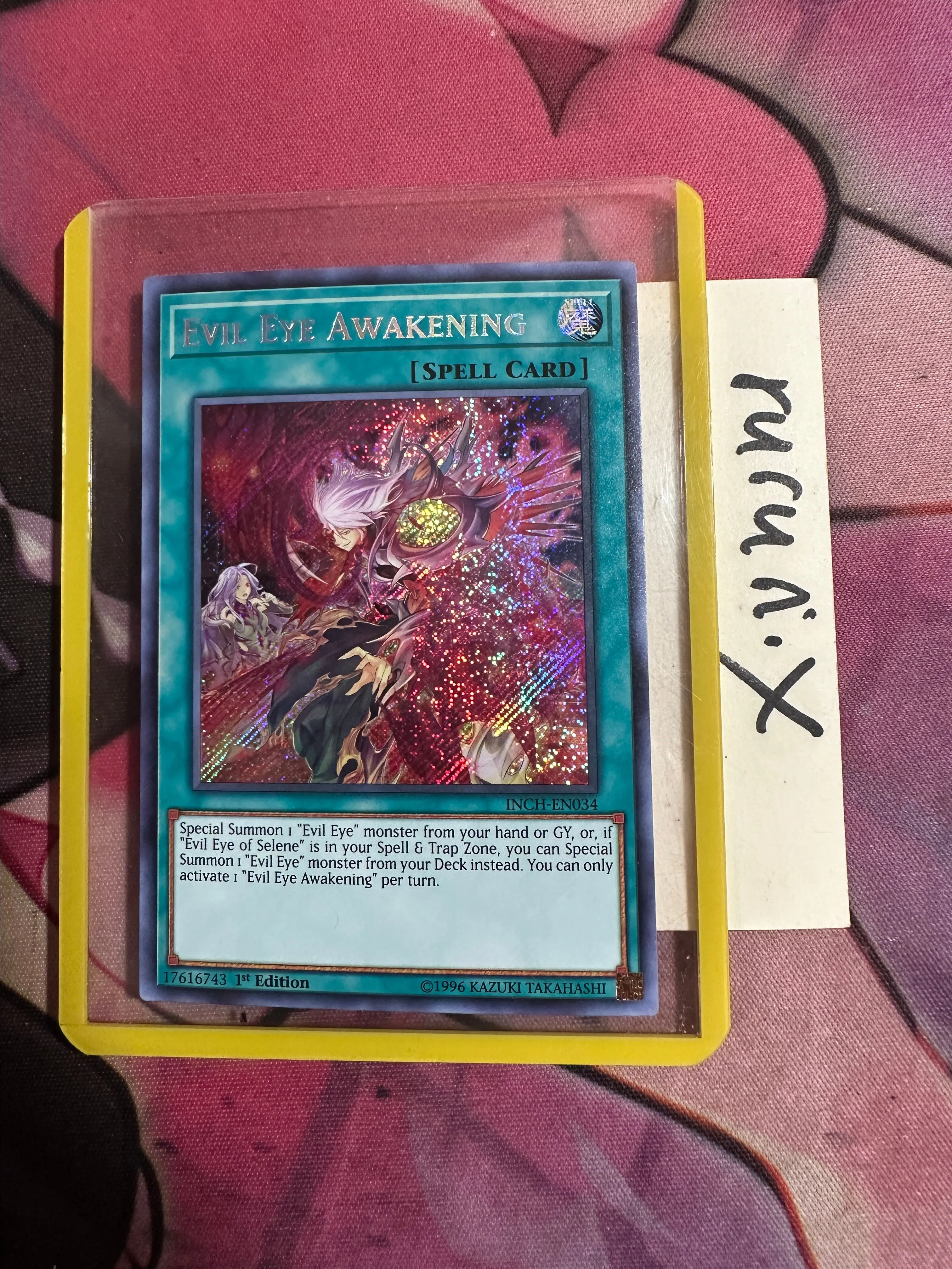 Yugioh Evil Eye Awakening INCH-EN034 Secret Rare The Infinity Chasers  (INCH)  Whatnot: Shop, Sell, Connect
