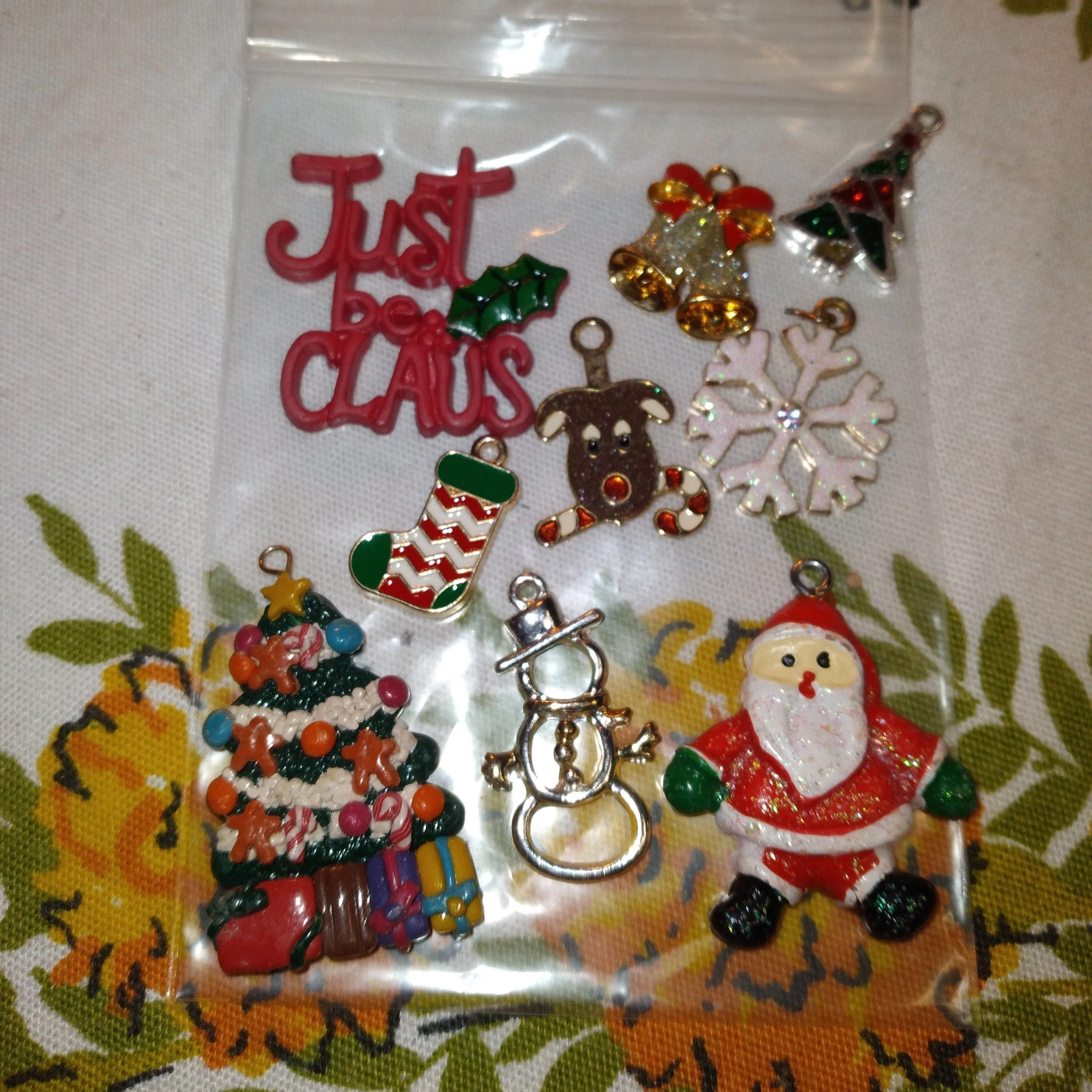 Product image for Christmas Pendants/Charms Lot Of 9