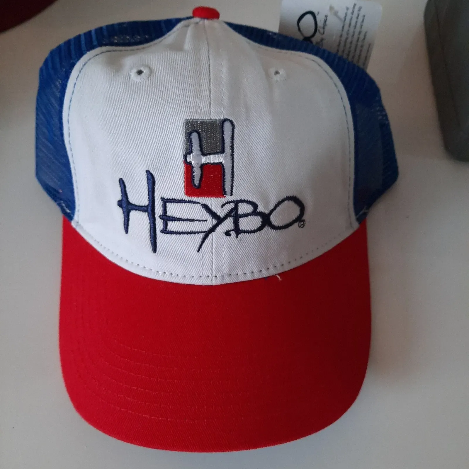 Product image for Heybo Southern by Choice Red White and Blue Trucker Cap Mesh Snap Back