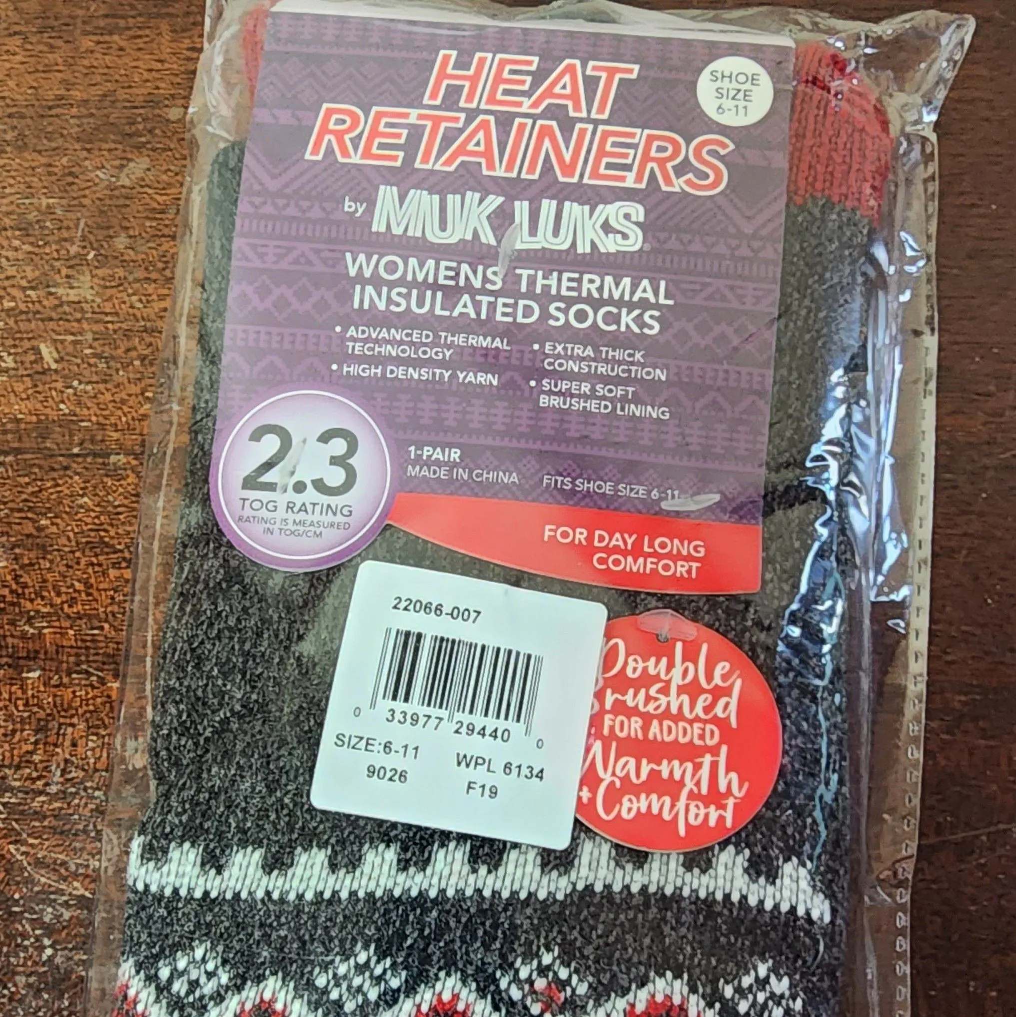 Product image for Muk Luks Heat Retaining Socks #1