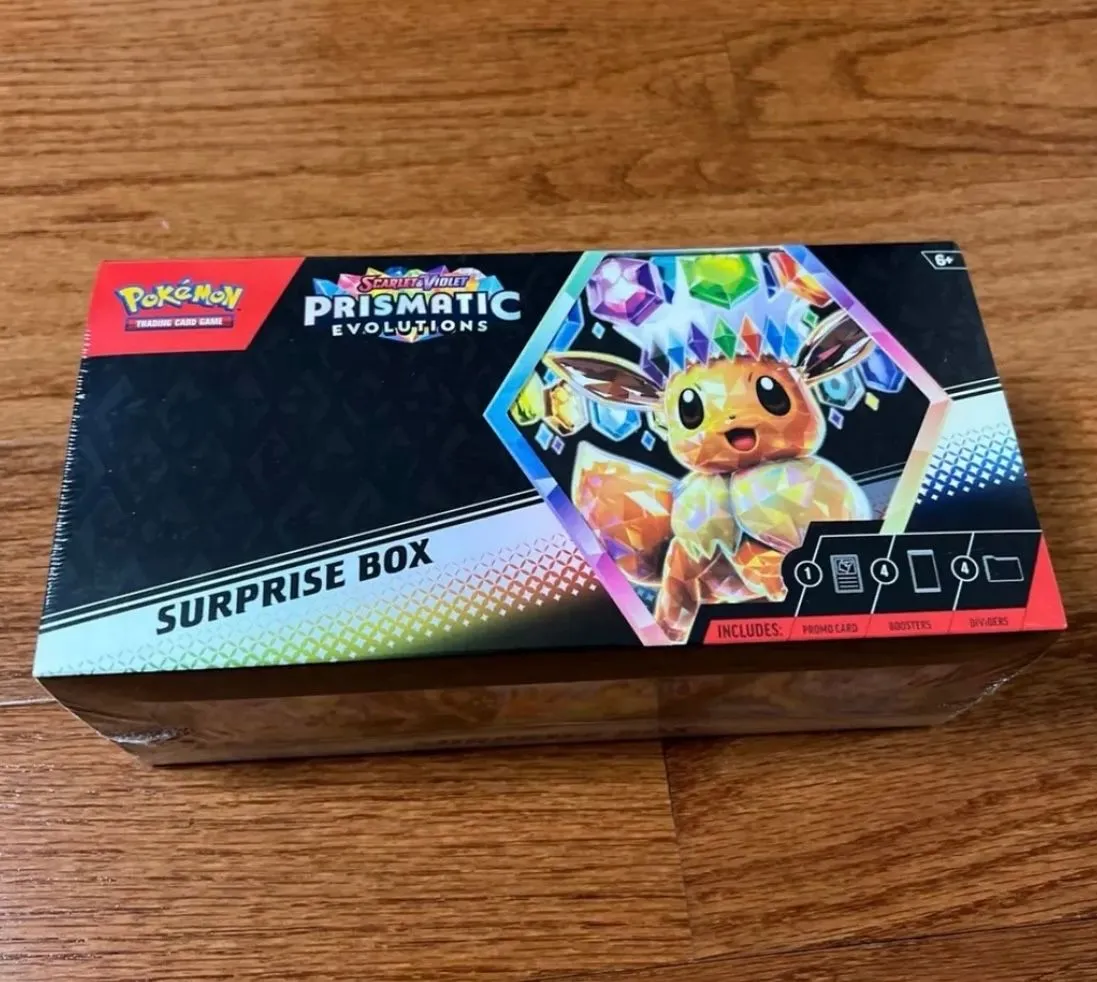 Product image for Pokemon Prismatic Evolutions Surprise Box (Factory Sealed) - Brand New