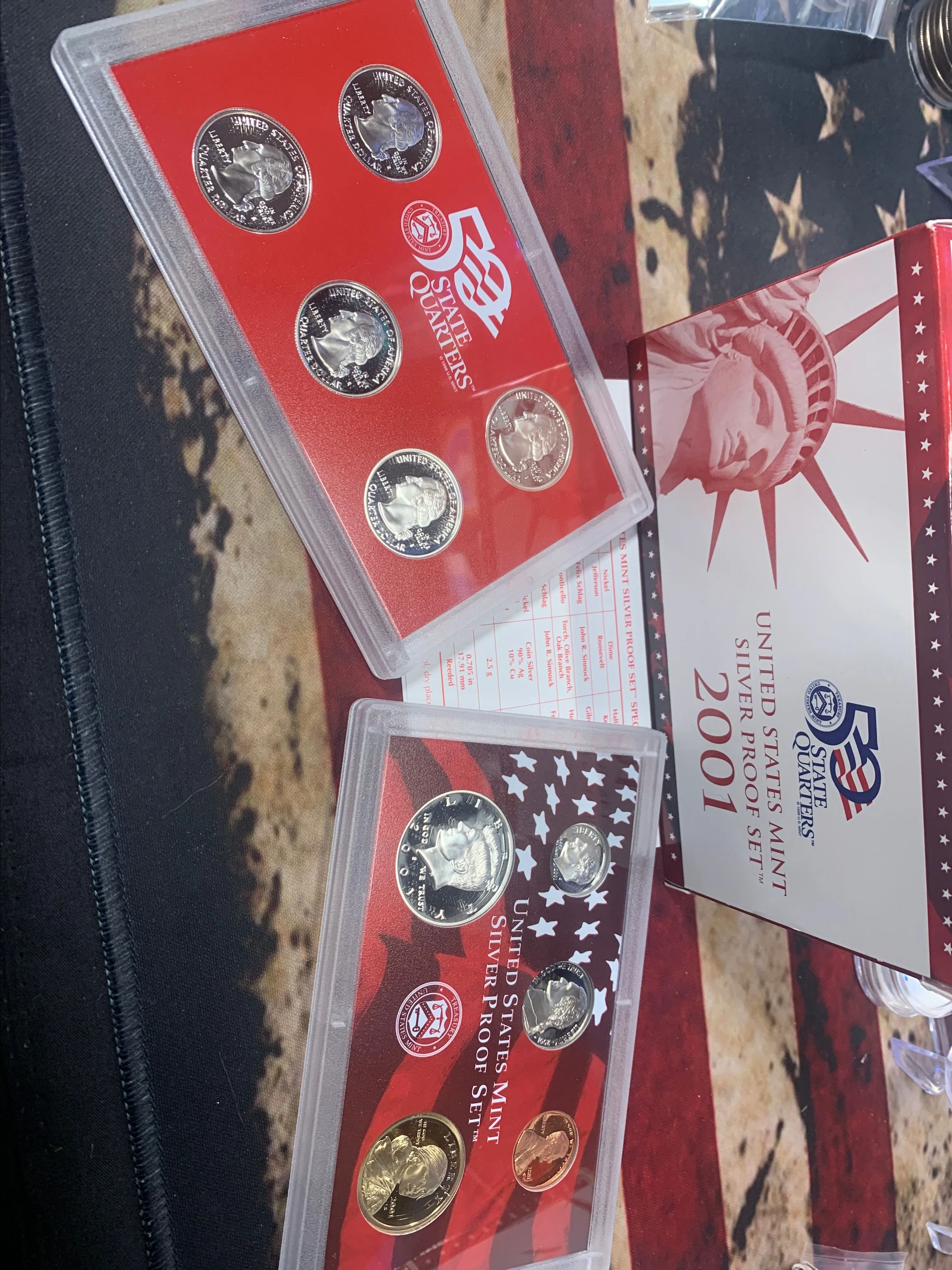 Product image for 2001 United States Silver proof set ogp