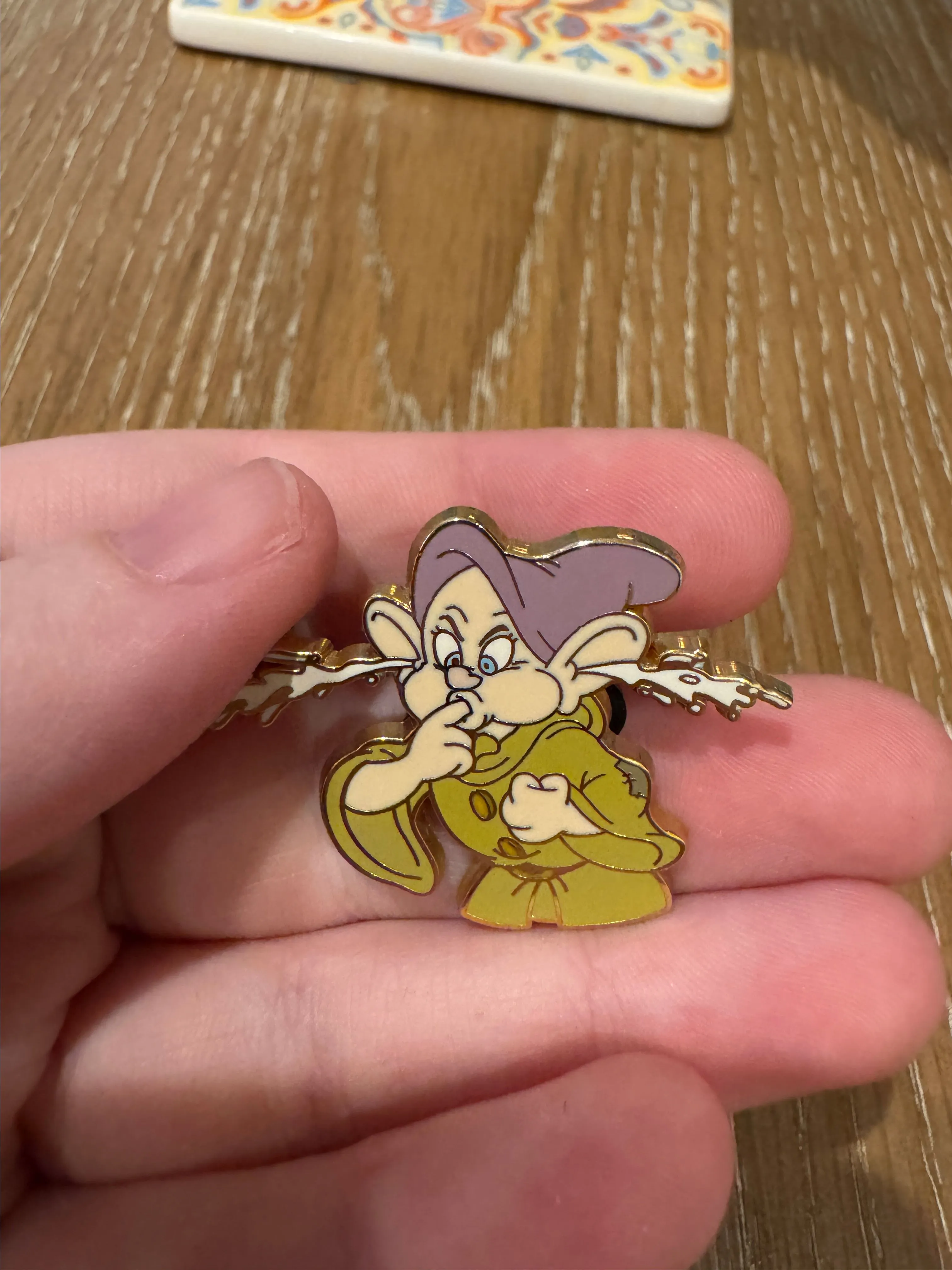 Product image for Disney Dopey Pin Snow White and the Seven Dwarfs Blowing Water Out of Ears