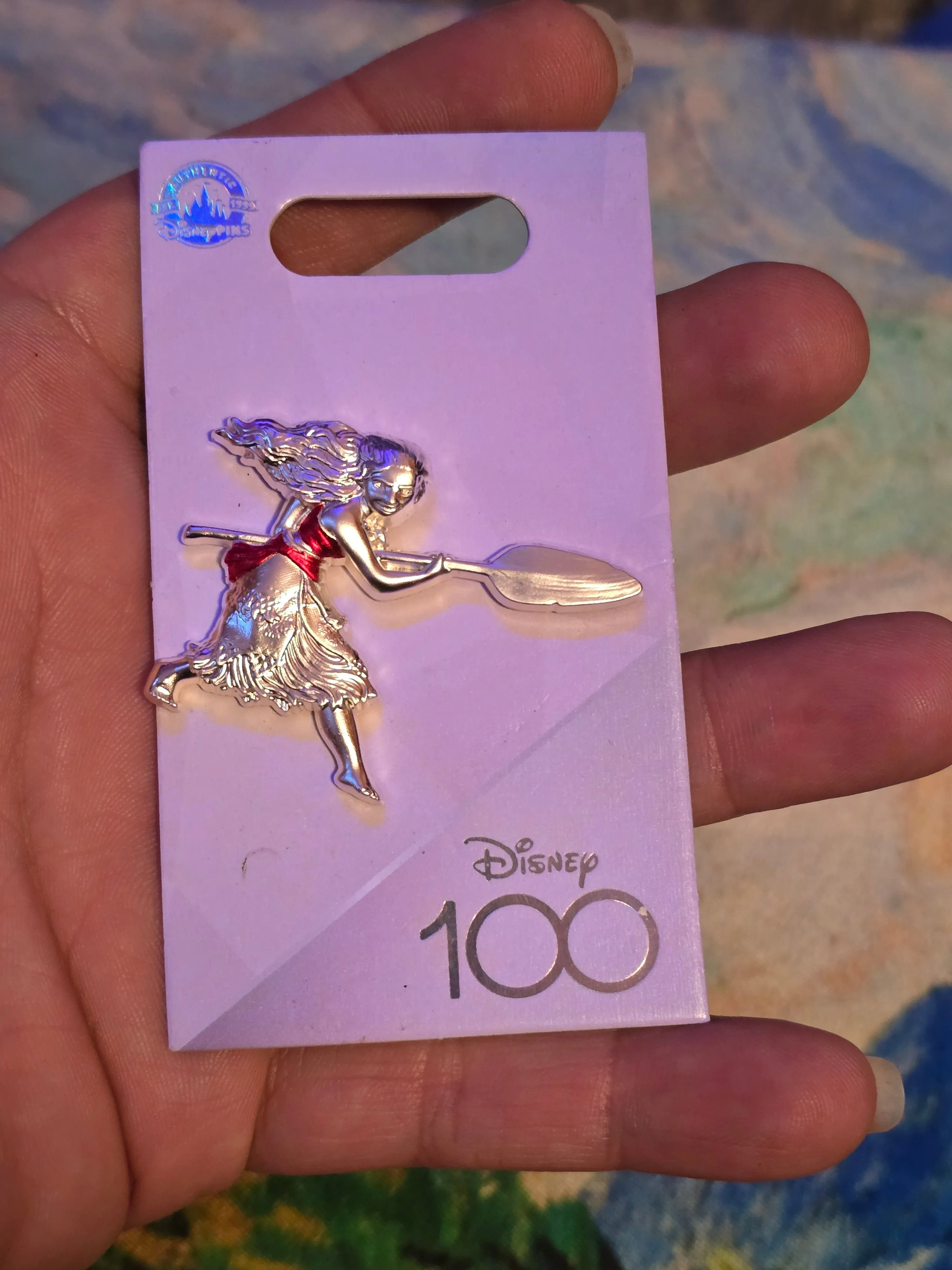 Product image for 2023 Disney Platinum 100 Years of Wonder 100th Anniversary Moana Pin LE