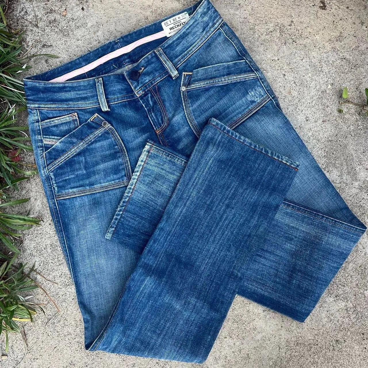 Product image for Diesel Low Rise W 28 L 32  Reckfly Jeans