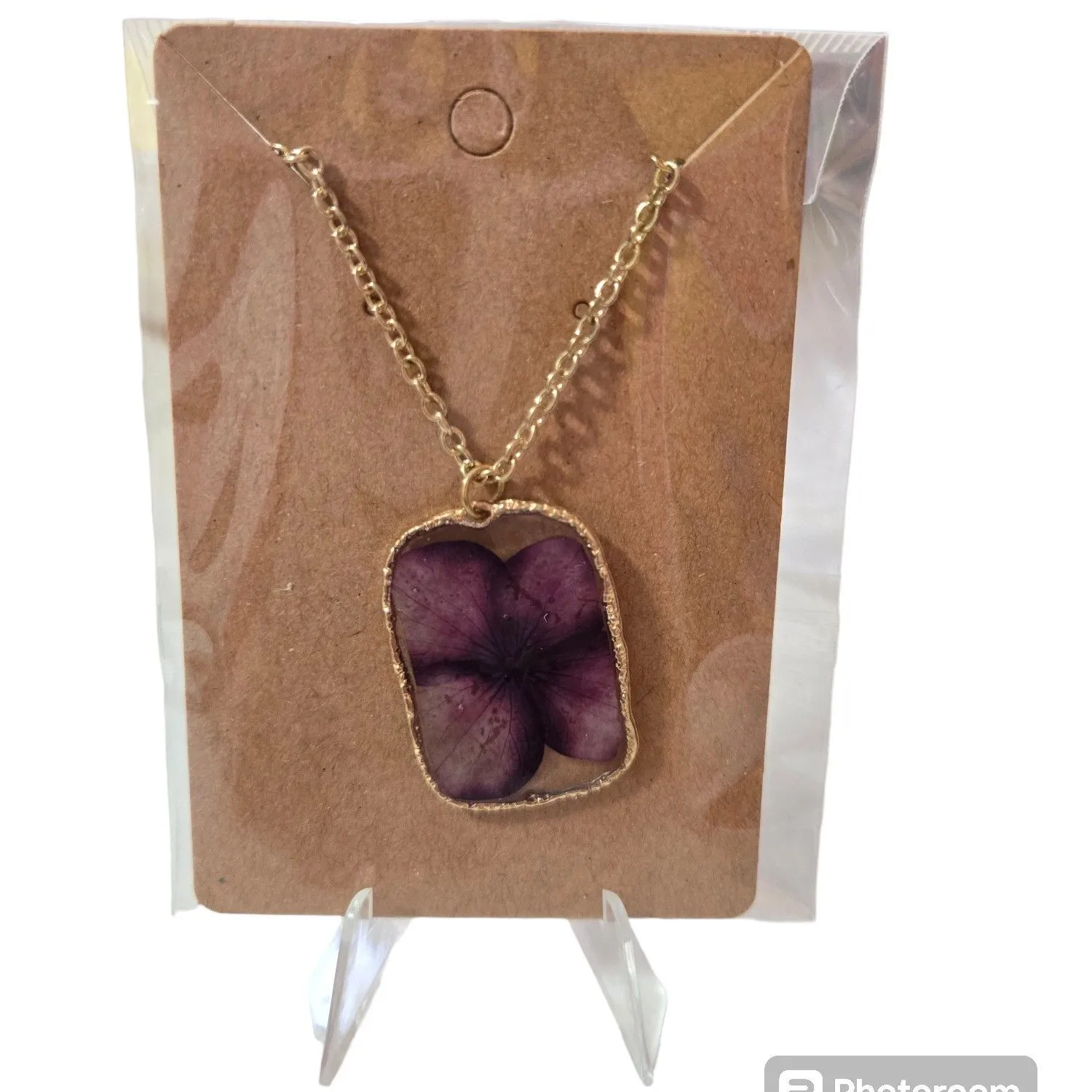 Product image for Pressed flower necklace 35