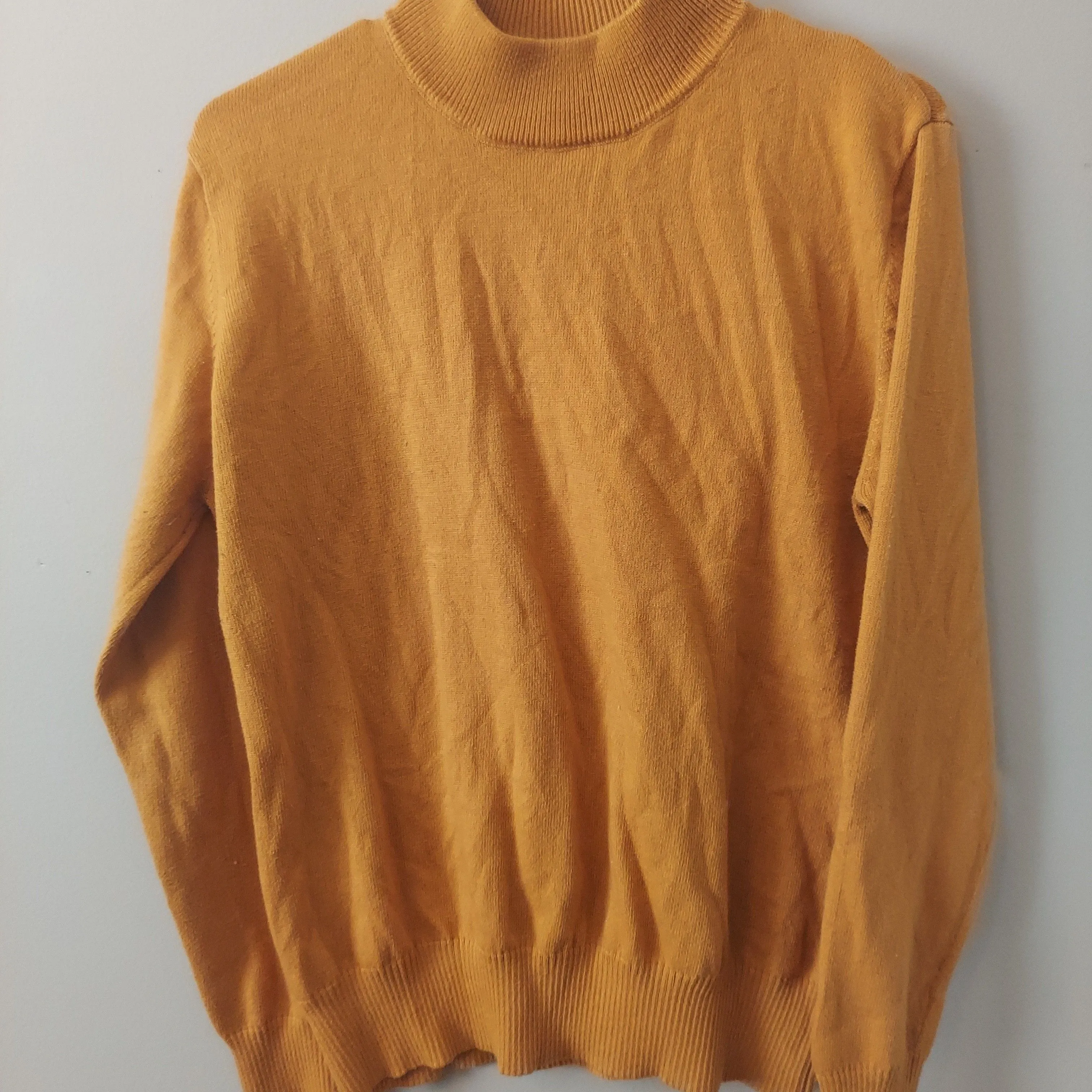 Product image for O/S Orange mock Turtle neck