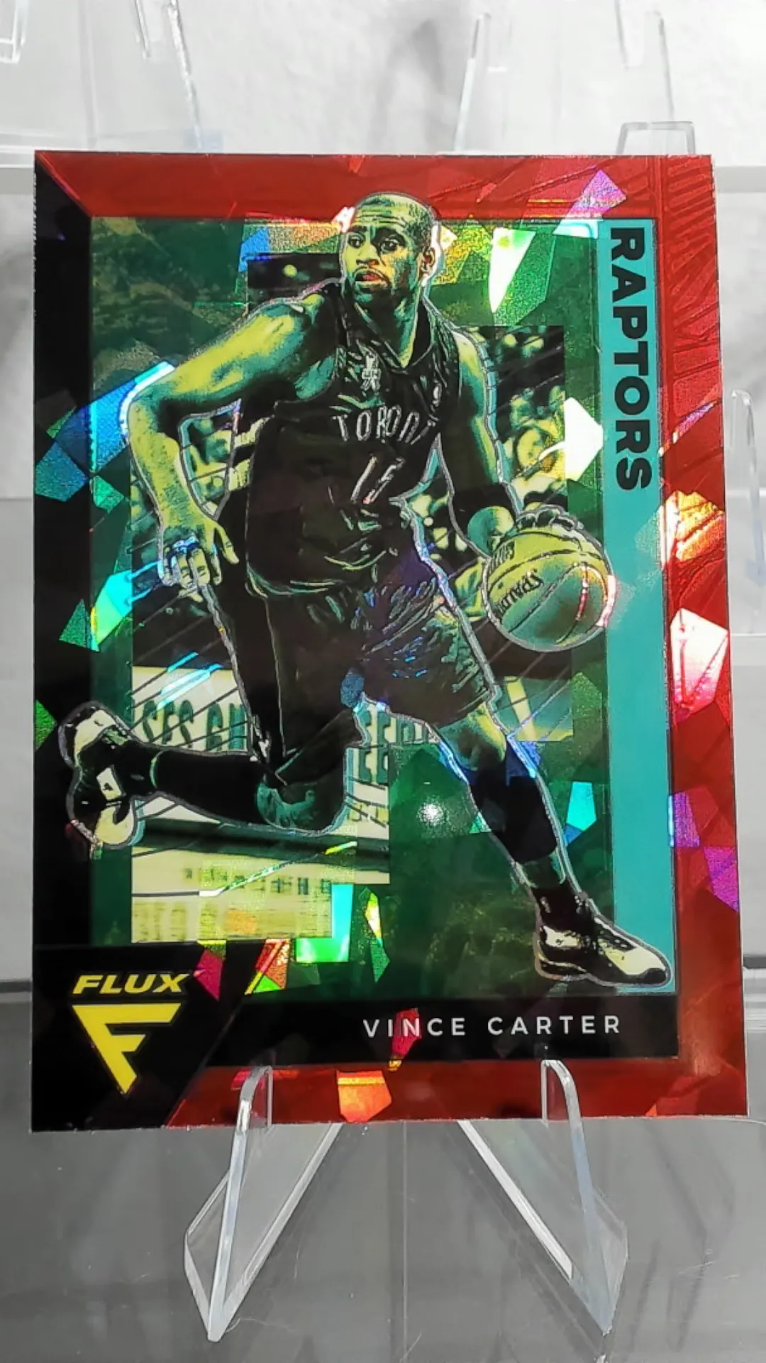 Product image for Vince Carter 2020-2021 Flux Red Cracked Ice
