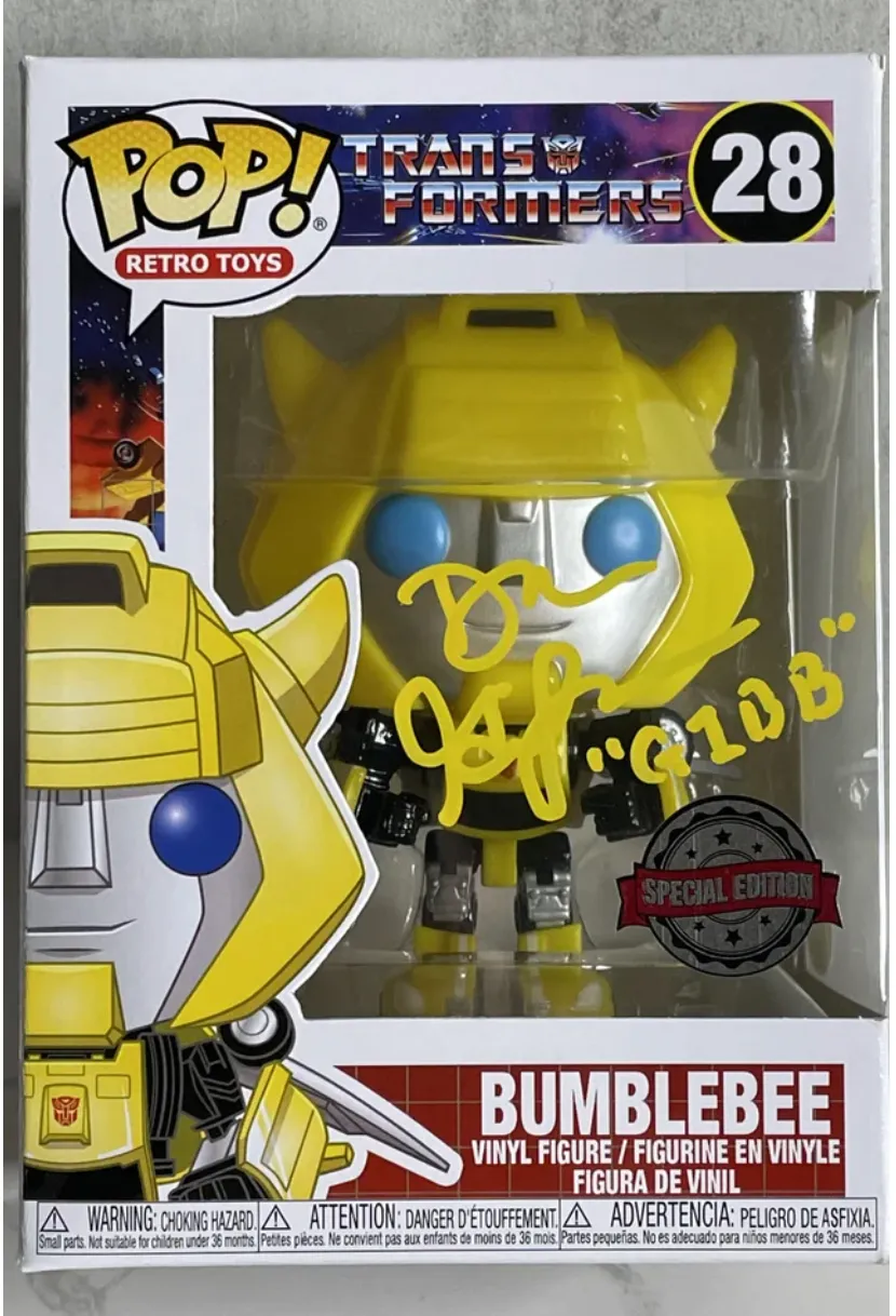 Product image for Funko: Transformers "Bumble Bee" Signed by Dan Gilvezan