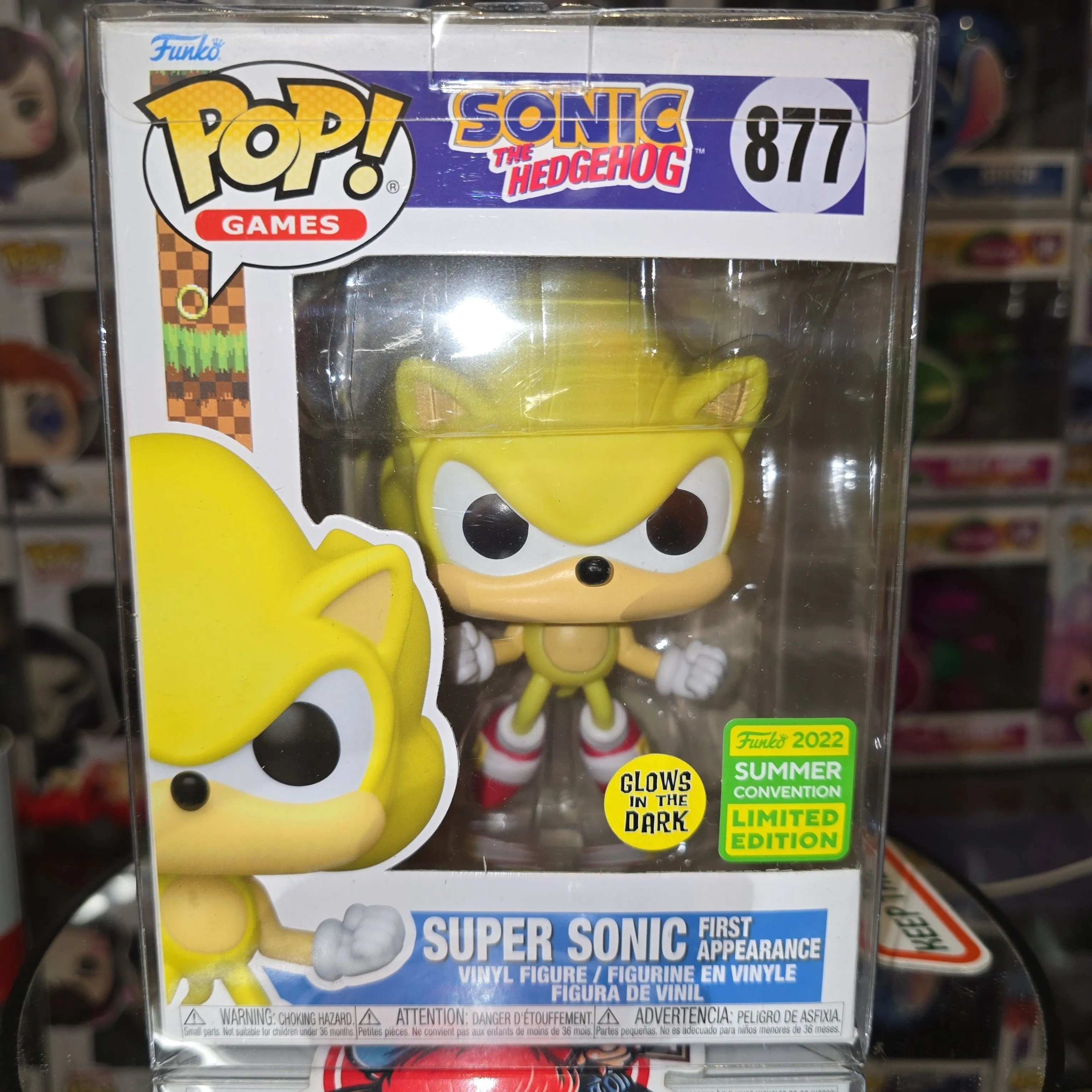 Product image for Super Sonic First Appearance Glow 2022 Summer Convention Limited Edition J