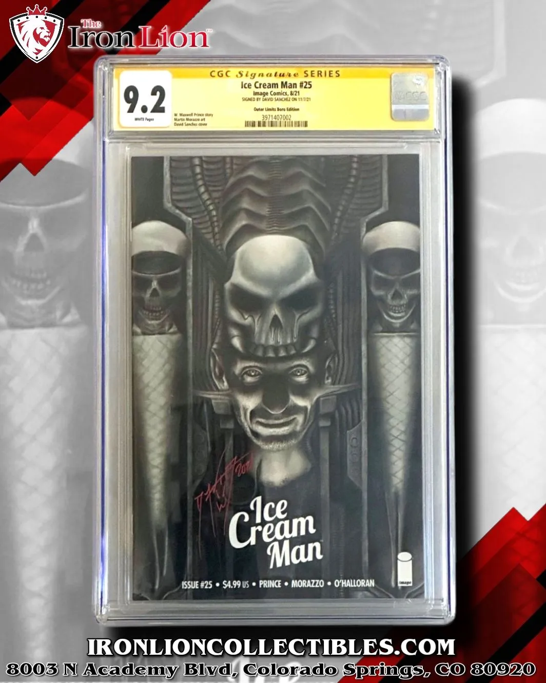 Product image for Ice Cream Man #25 (Signed by David Sanchez)