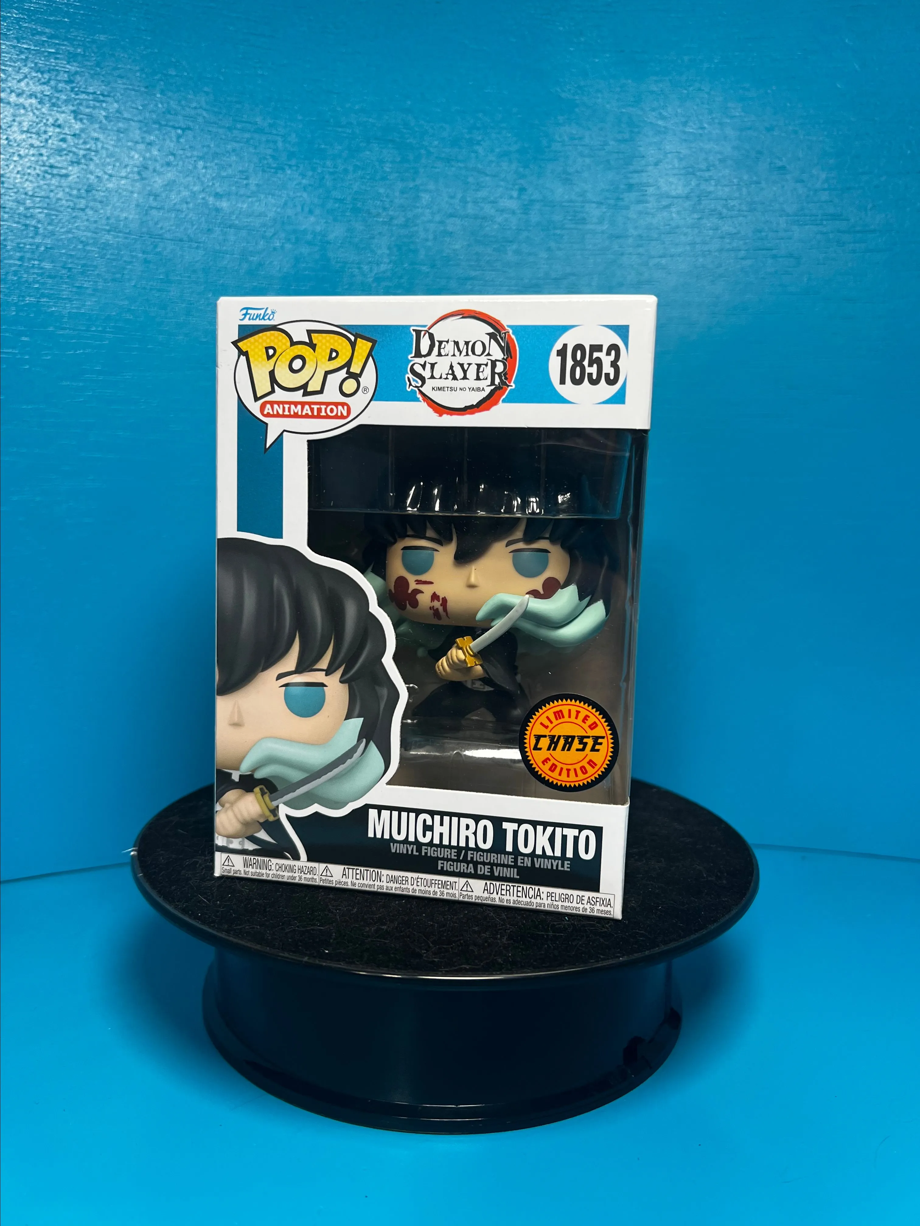 Product image for Funko POP! Demon Slayer - Muichiro Tokito (Attack) Chase #1853 With Protector