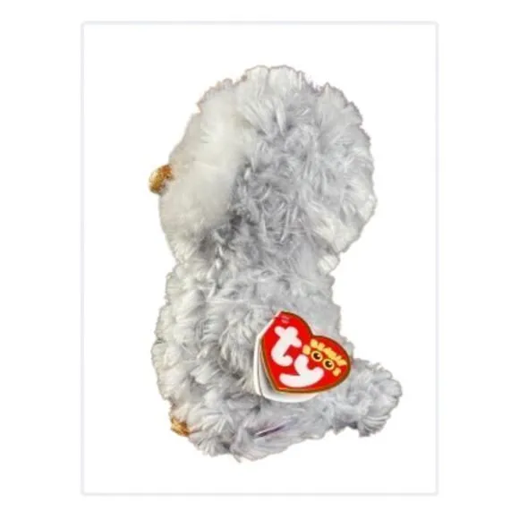 Product image for Ty Owl Plush Stuffed Animal Toy Gray Gold