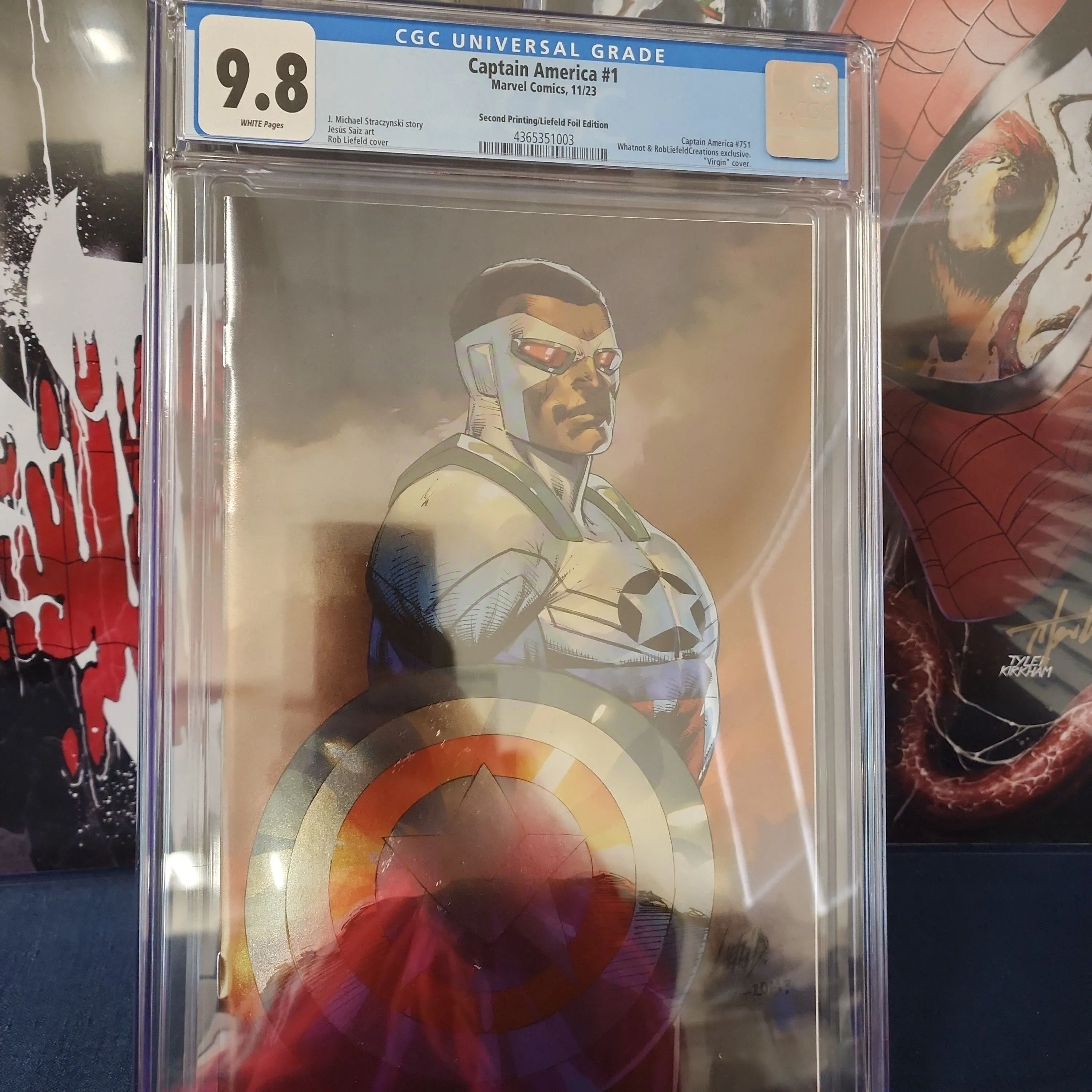 Product image for Captain America 1 virgin foil CGC 9.8
