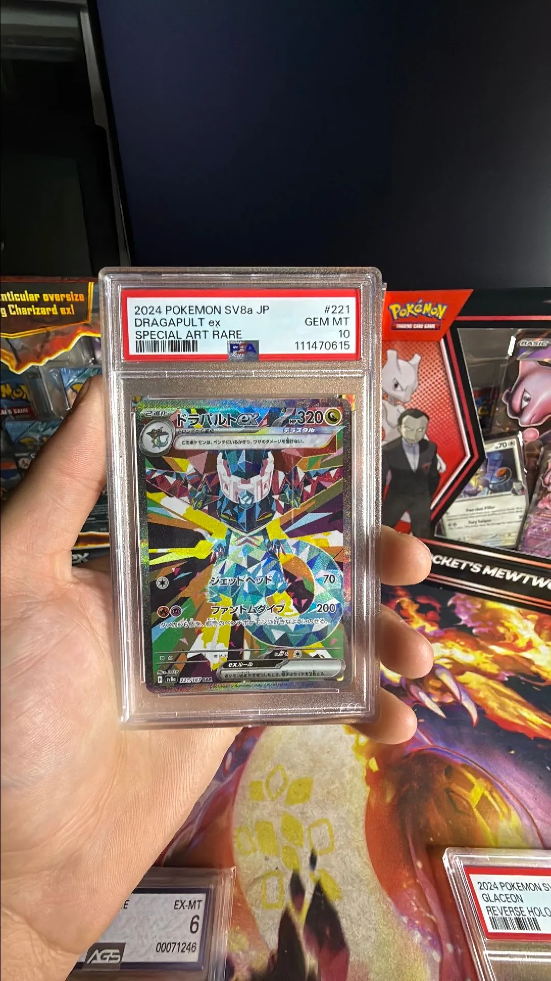 Product image for Psa 10 Dragapult Terastal festival