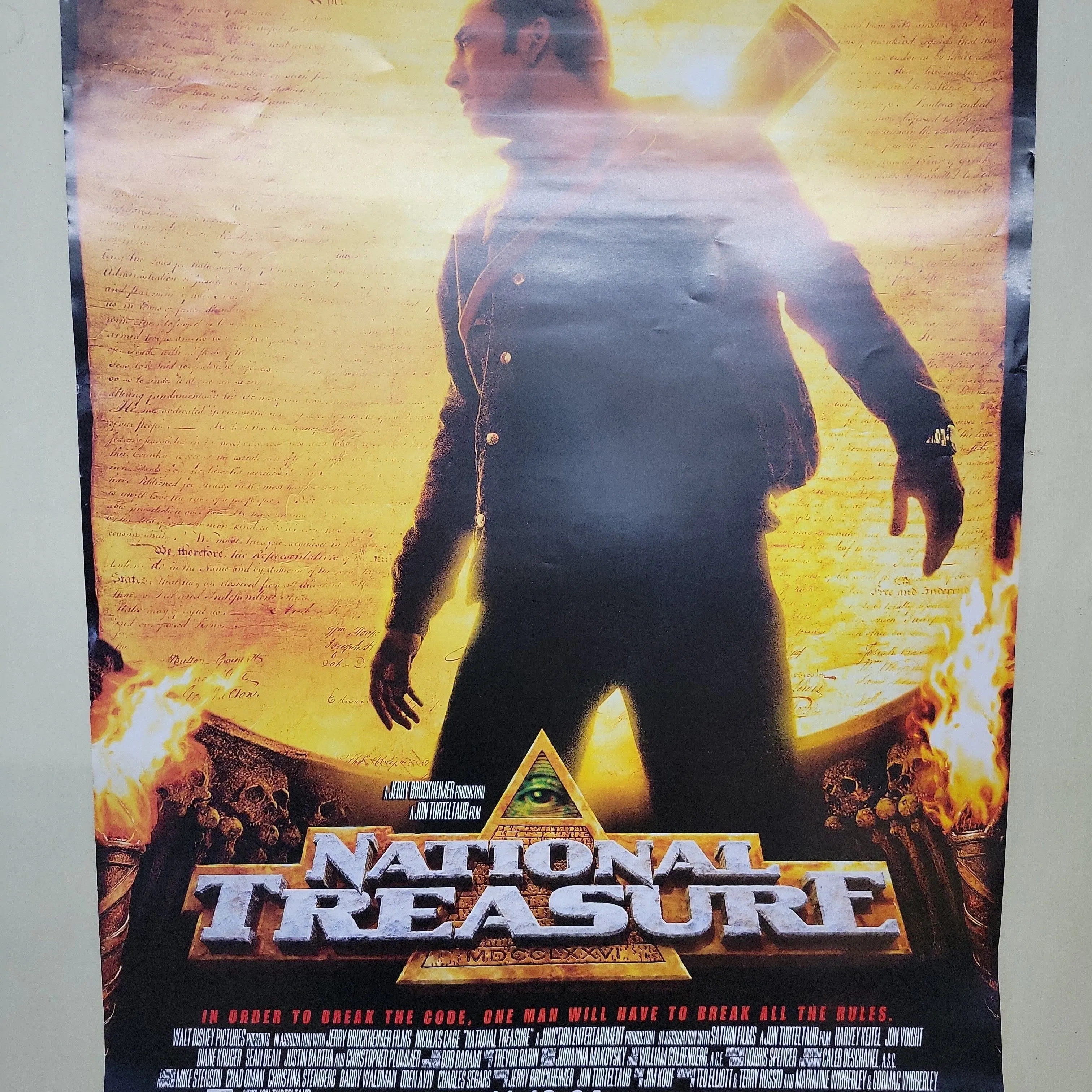 Product image for National Treasure promo poster opening day giveaway