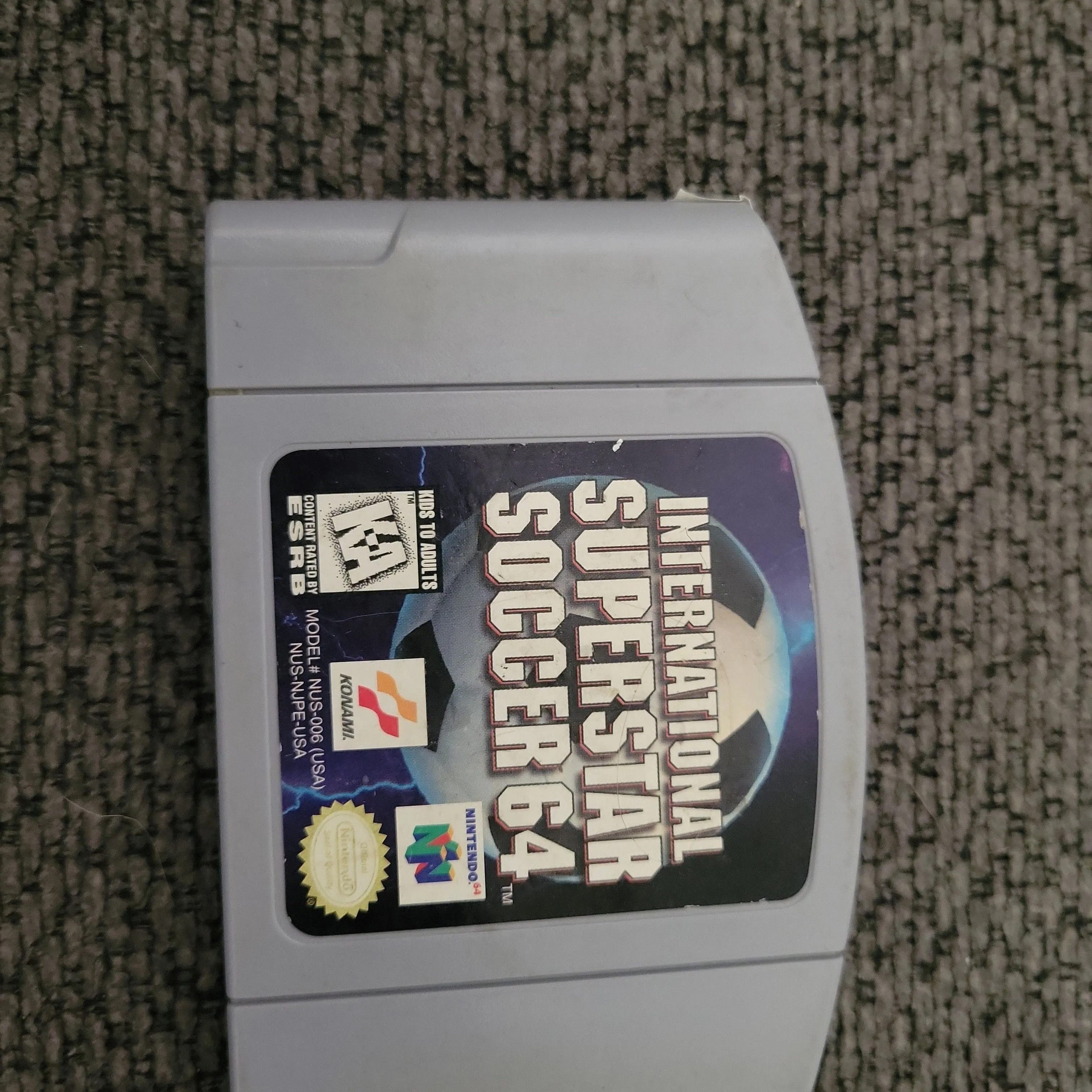 Product image for international superstar soccer n64
