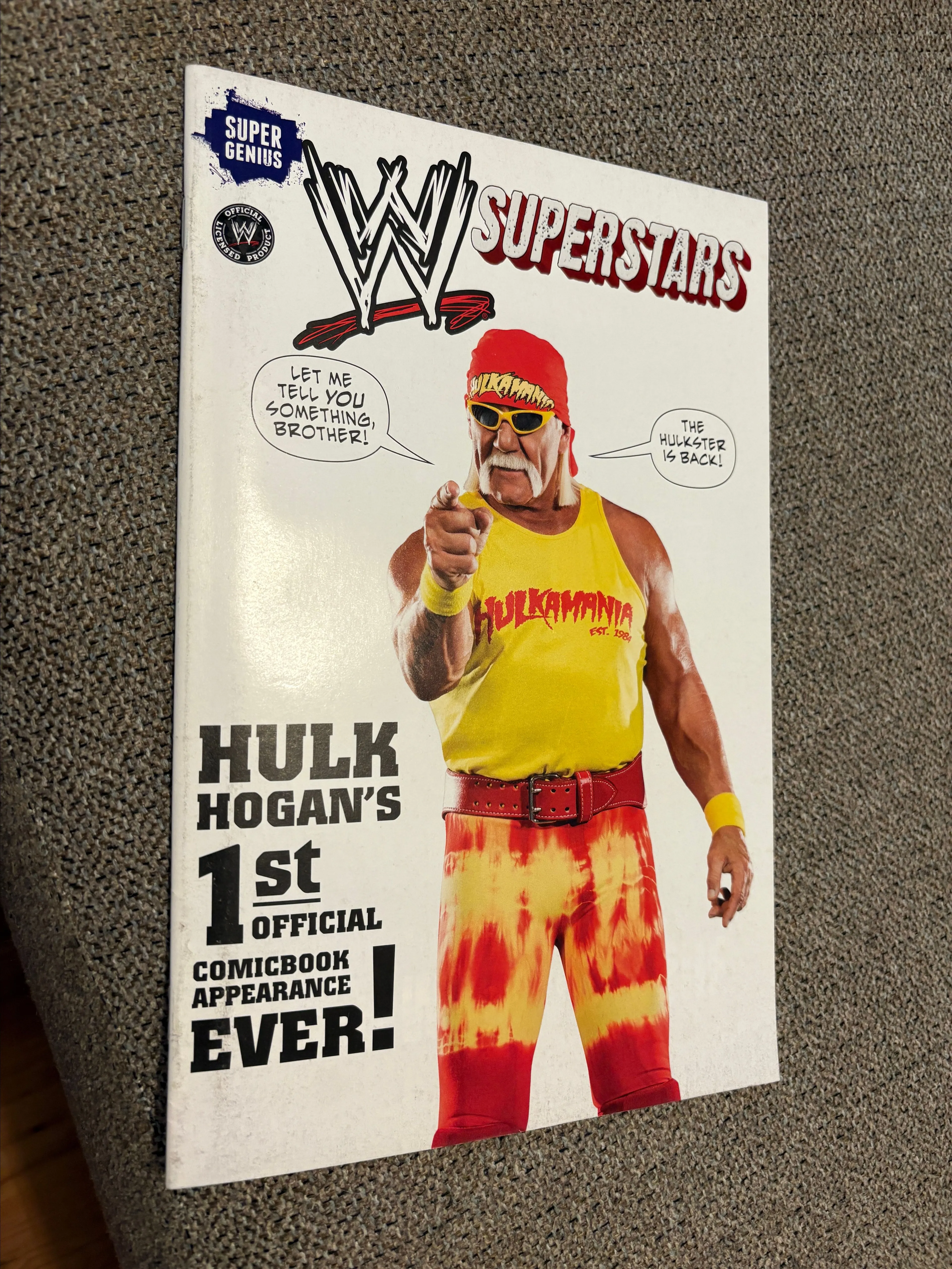 Product image for WWE Superstars #7 Comic Hulk Hogan Cover 1ST OFFICIAL COMIC APPEARANCE.