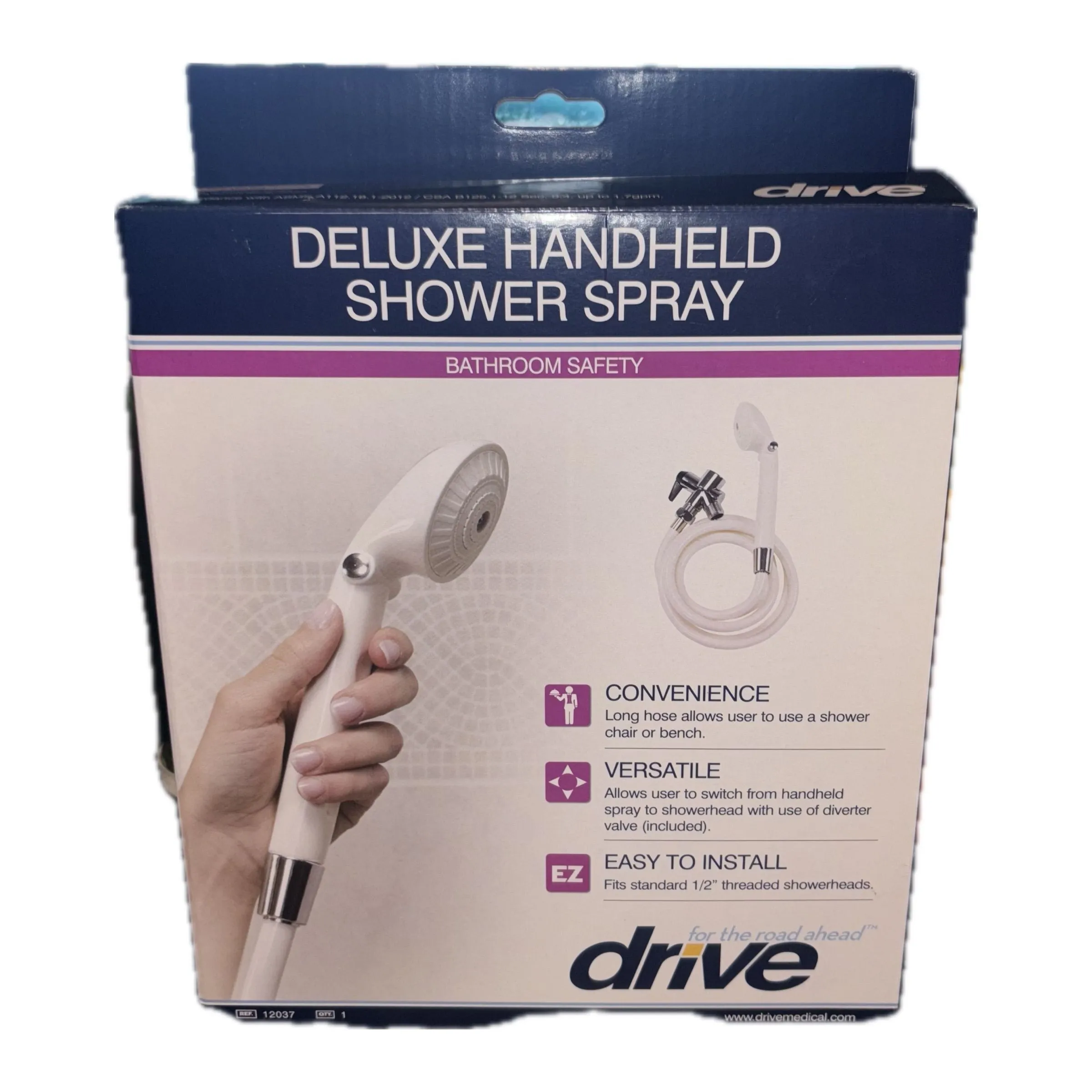 Product image for Drive Deluxe Bathroom Handheld Shower Spray - NEW in Open Box | Never Used