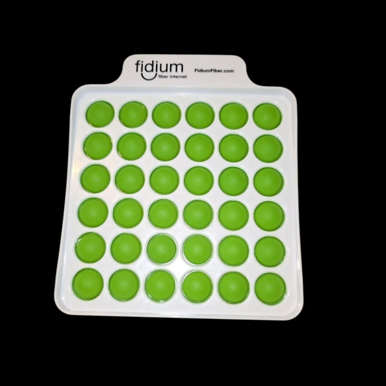 Product image for 0AU-13 Green and White Pop It Fidget Sensory Toy
