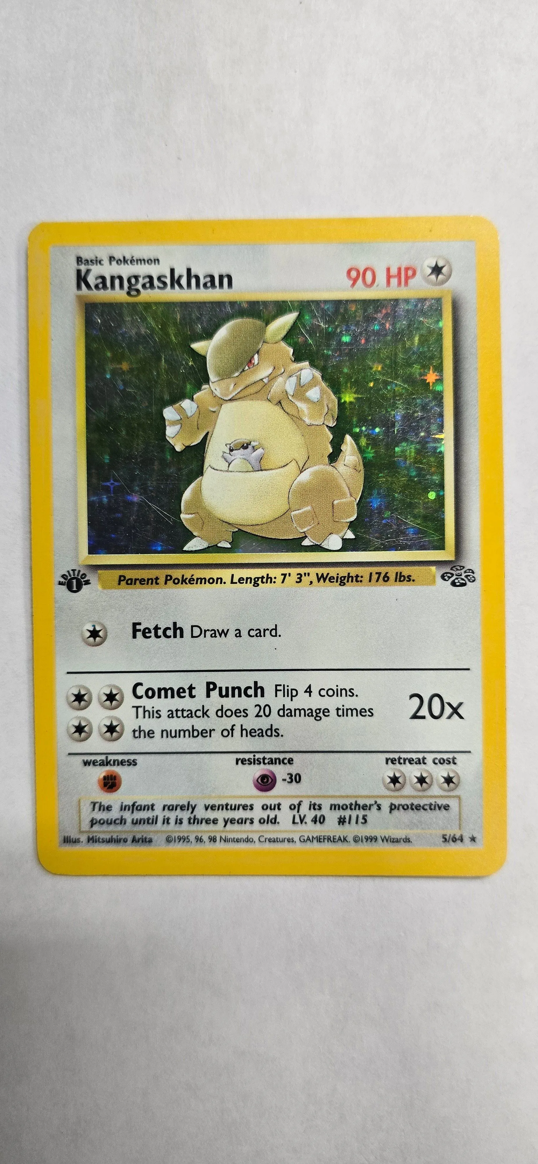 1st edition kangaskhan jungle M/P  Whatnot: Shop, Sell, Connect