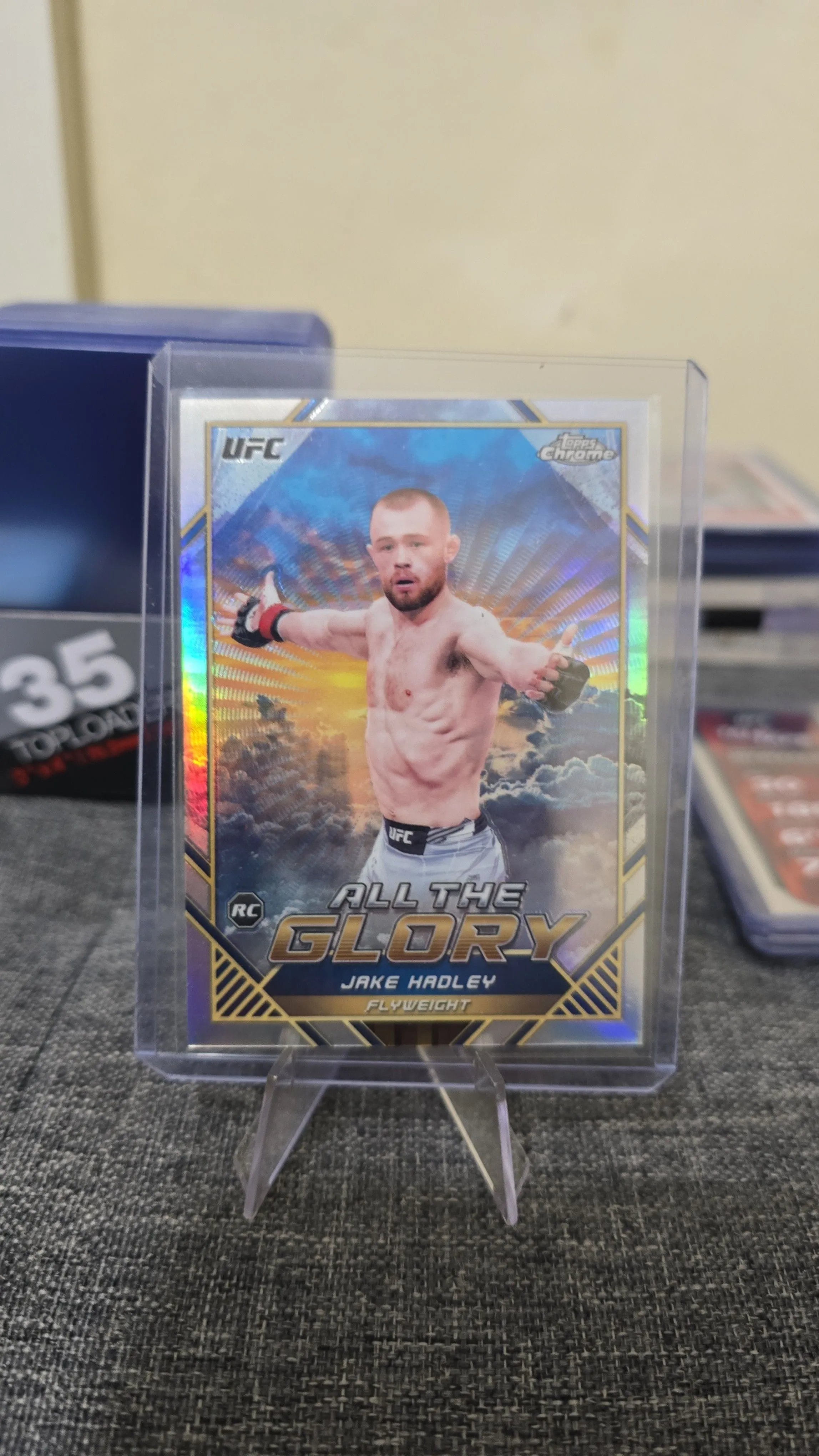 Product image for 2024 Topps Chrome UFC Jake Hadley ALL THE GLORY Insert Rookie RC #ATG-12 SP