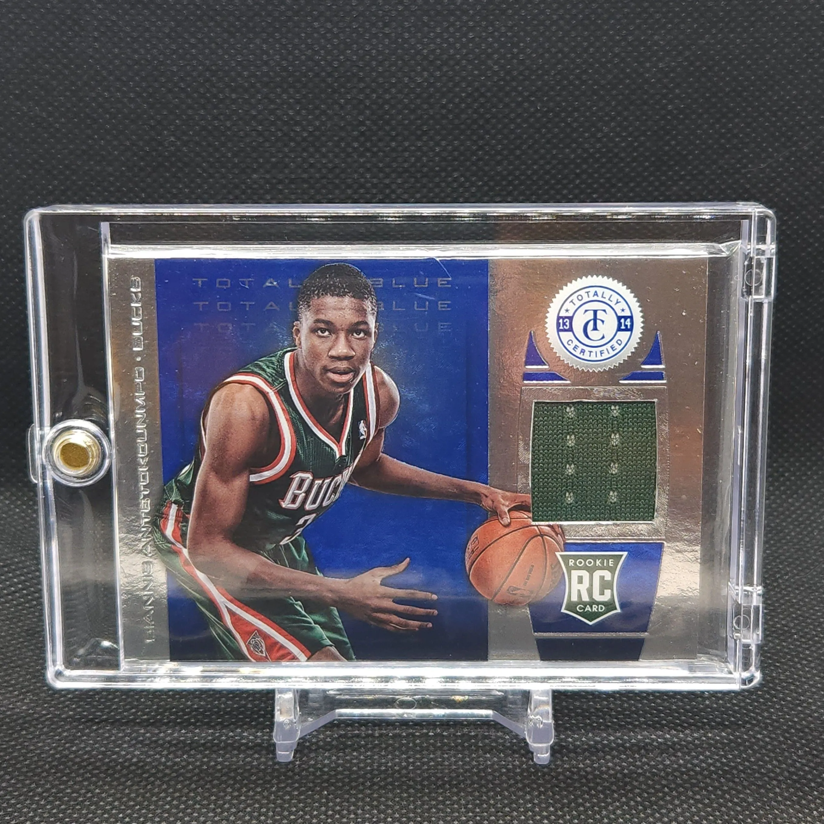 Product image for 2013 Totally Certified Blue Rookie Patch Giannis Antetokounmpo