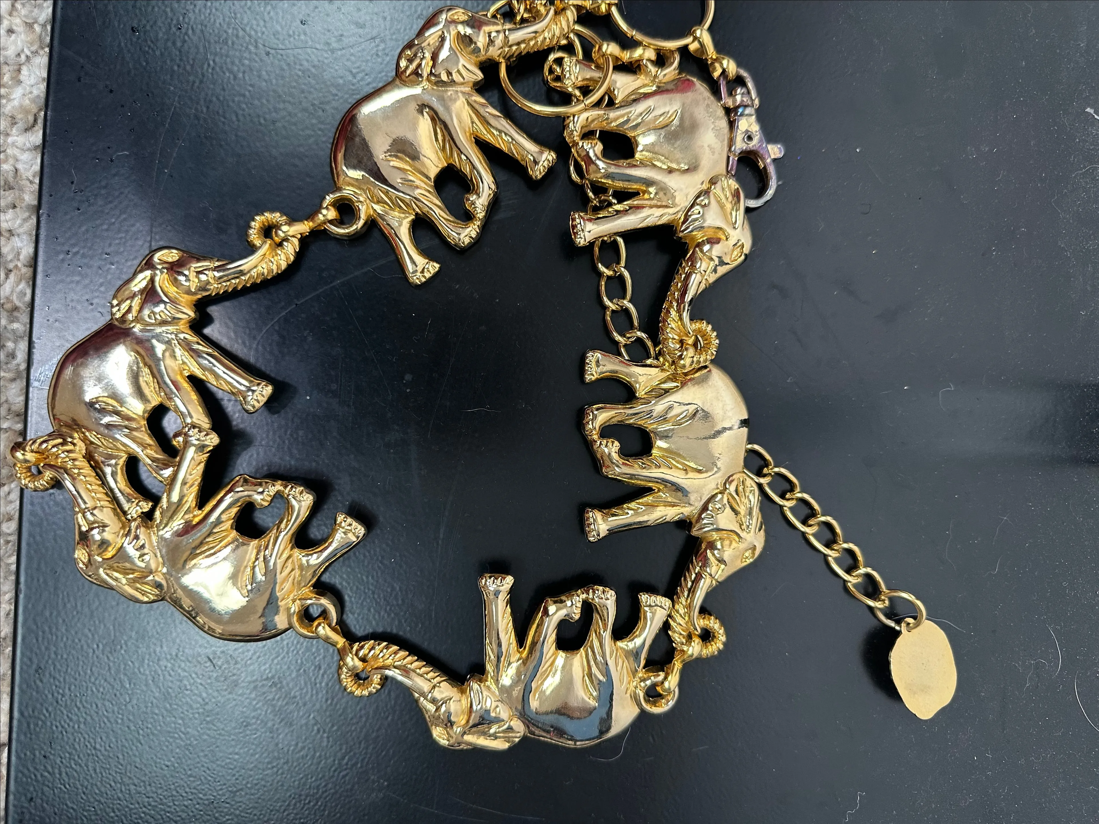 Product image for Elephant Gold chain belt