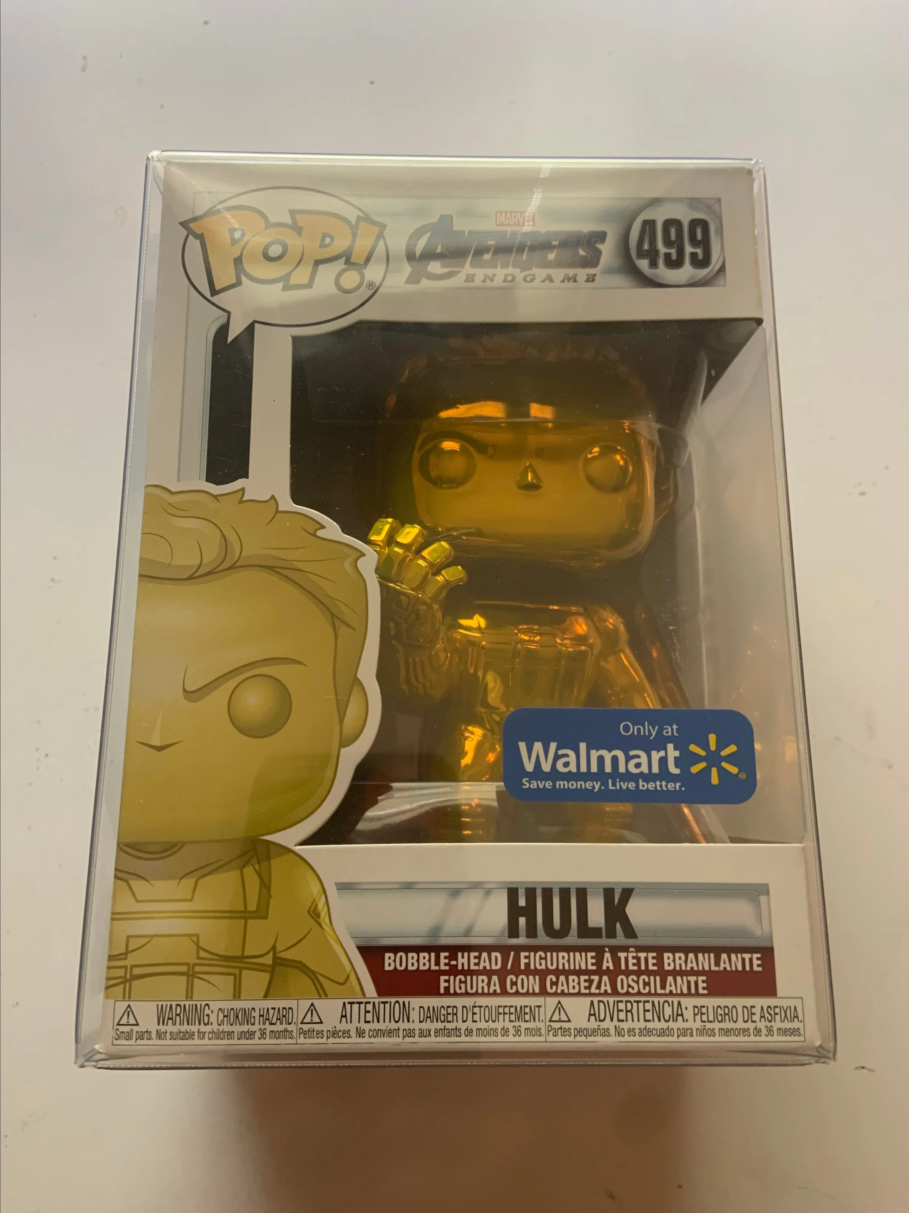 Product image for Funko pop Gold Hulk number #499