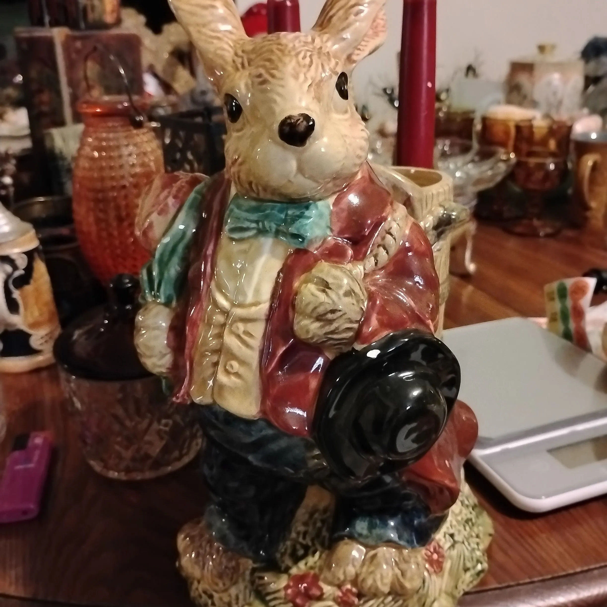Product image for boy rabbit planter 1 foot high
