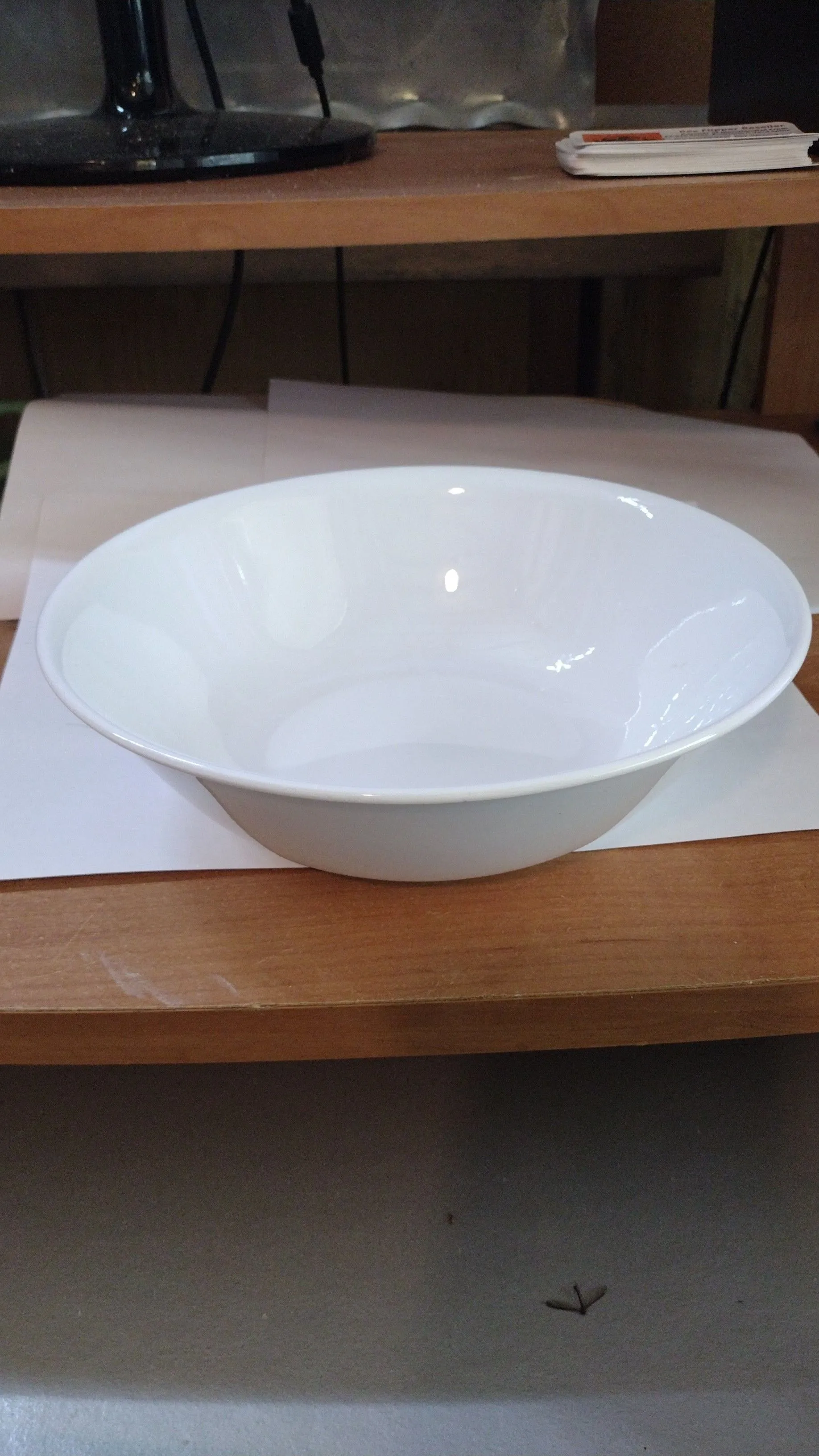 Product image for A8- 8 1/2" x 2 1/2" White Correl Bowl