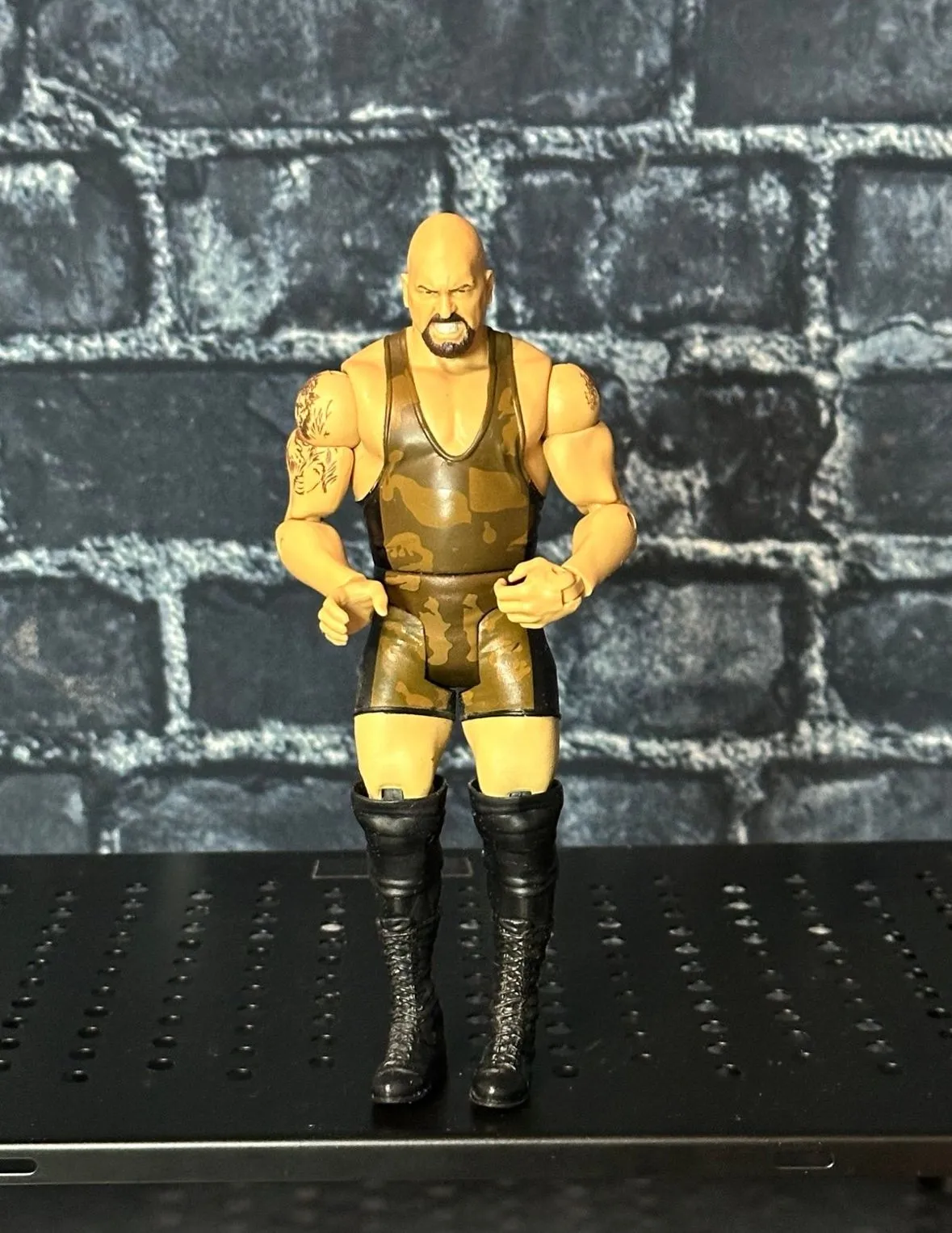 Product image for Toys - WWE Mattel Big Show Wrestling Figure Camo Paul Wight AEW