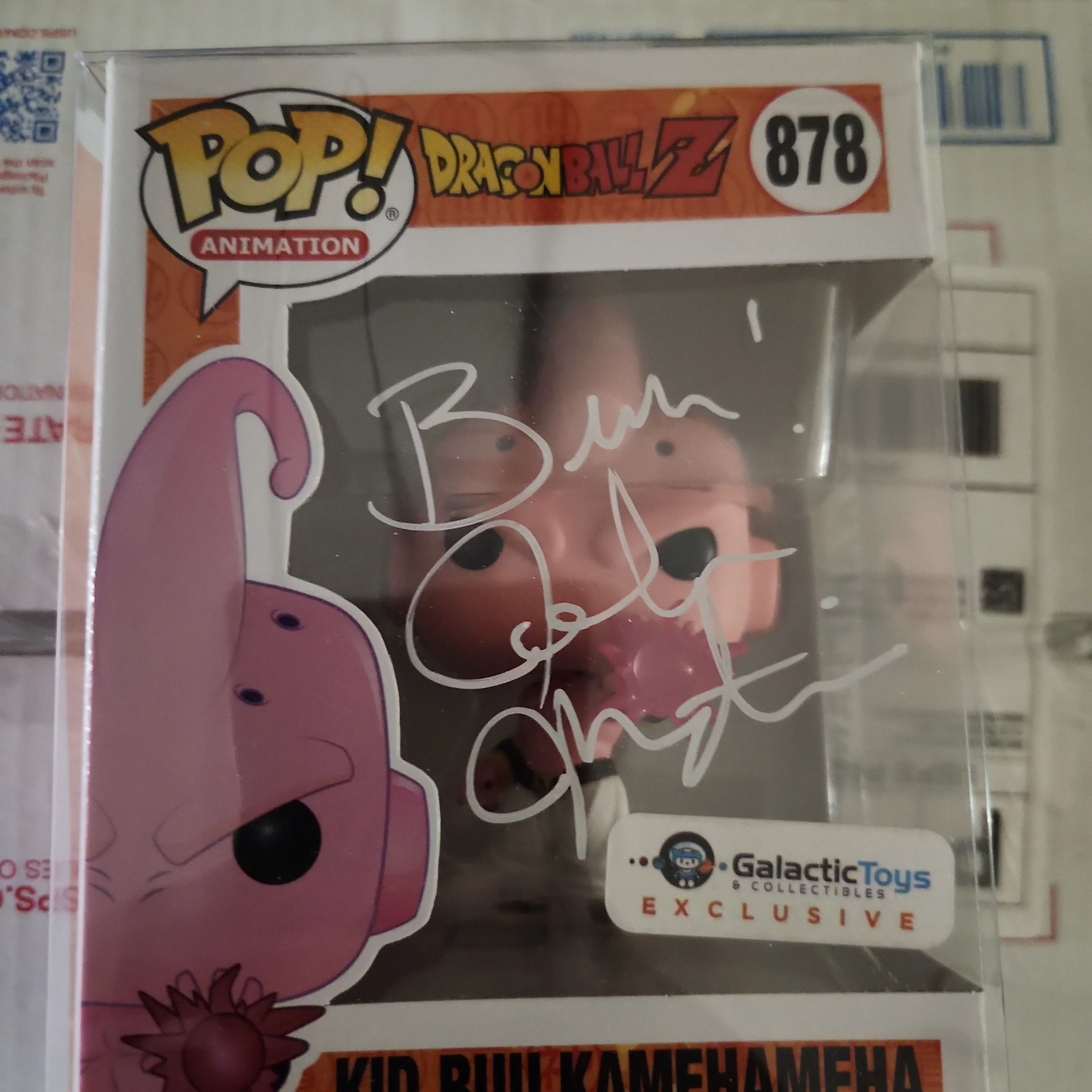 Product image for DBZ KID BUU KANEHAMEHA 878 GALATIC TOYS AUTOGRAPHED 