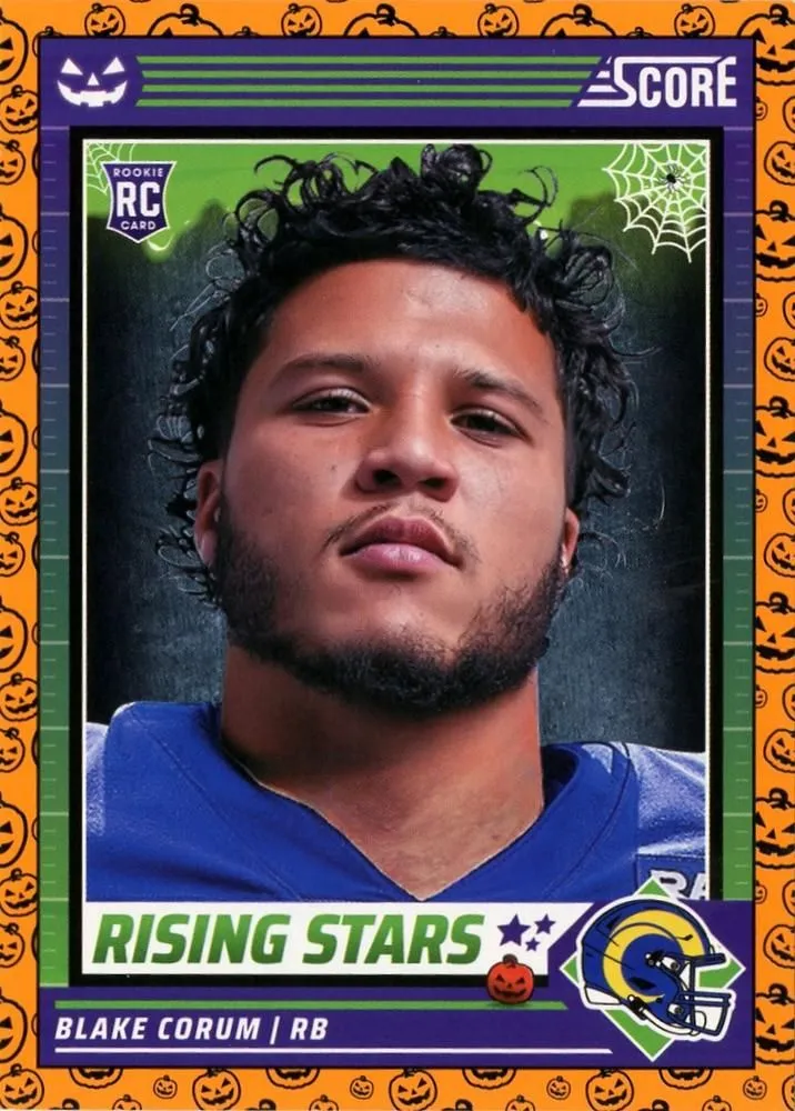 Product image for 2024 Score-A-Treat Rising Stars Orange Pumpkin Blake Corum