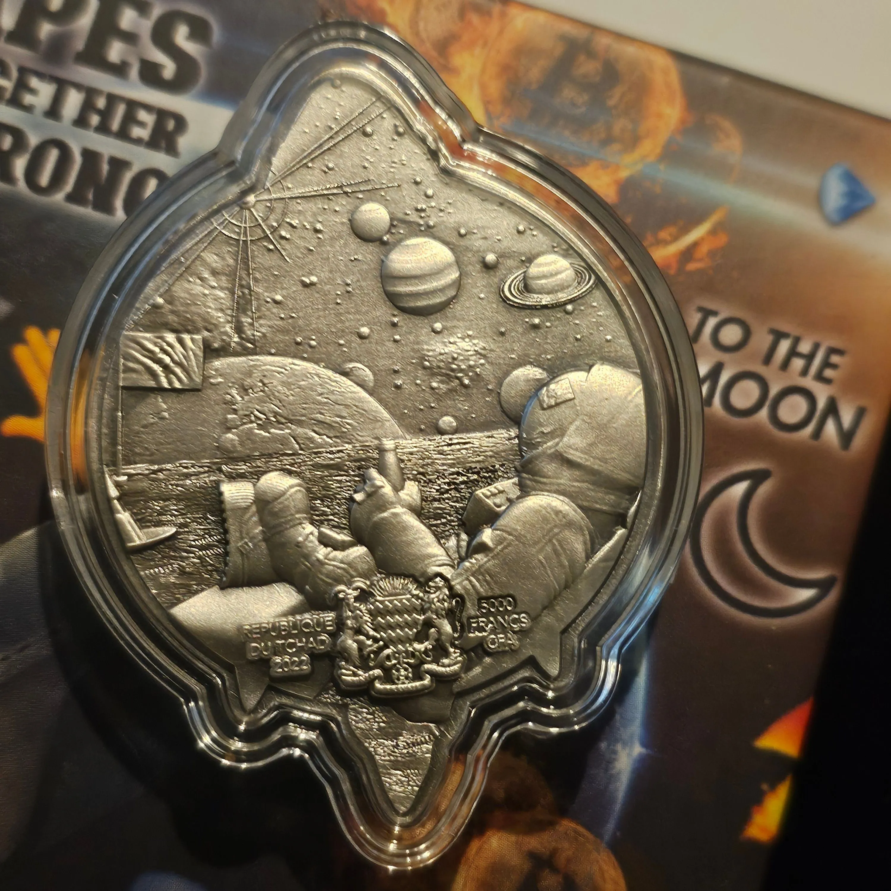 2022 Chad 1 Oz Silver Bitcoin Rocket Shaped Antiqued High Relief Coin .999  Fine · Whatnot: Shop, Sell, Connect