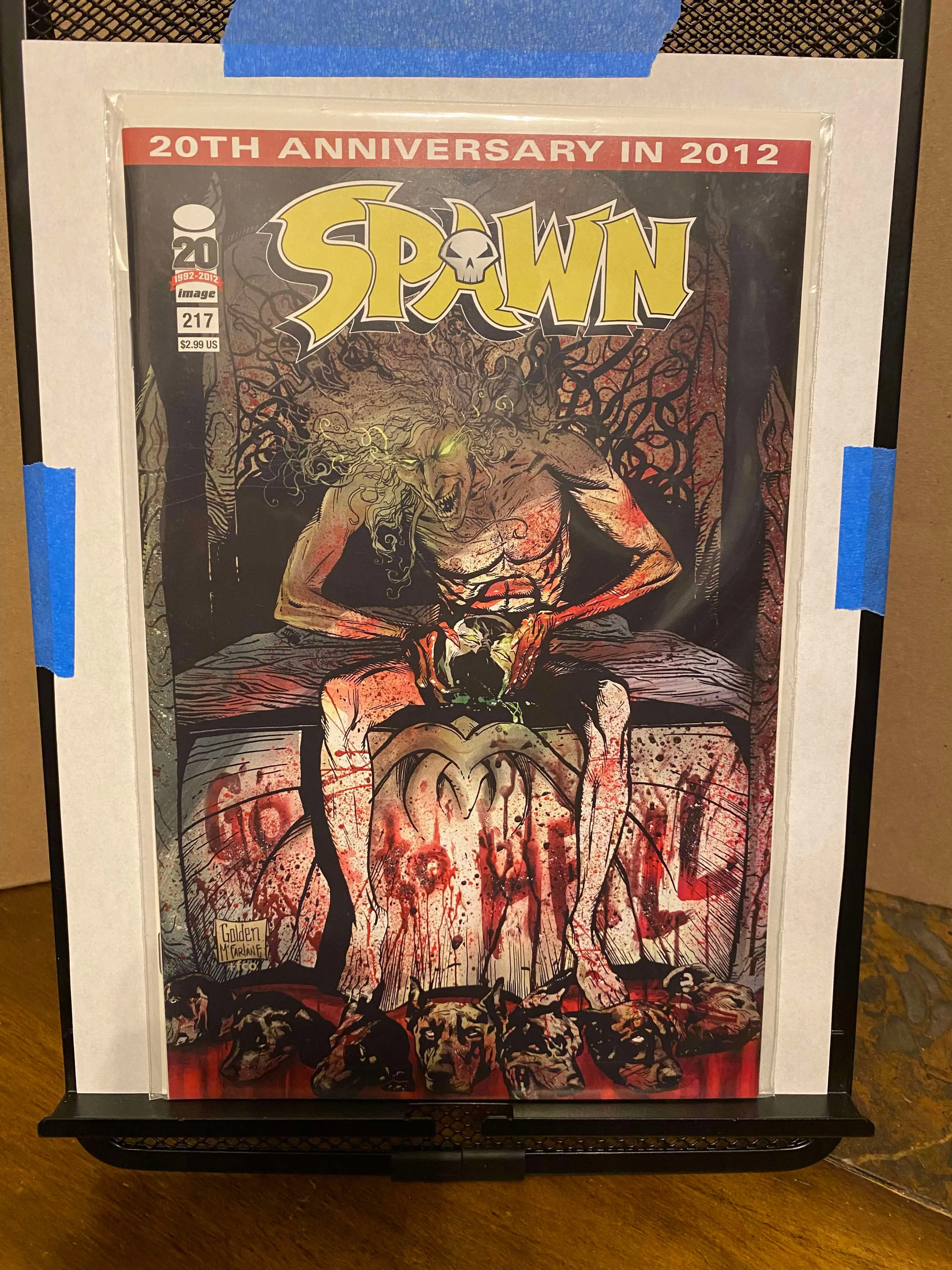 Product image for 217 SPAWN THE FREAK TODD MCFARLANE VERY LOW PRINT GUNSLINGER HAUNT NM/MINT 2012