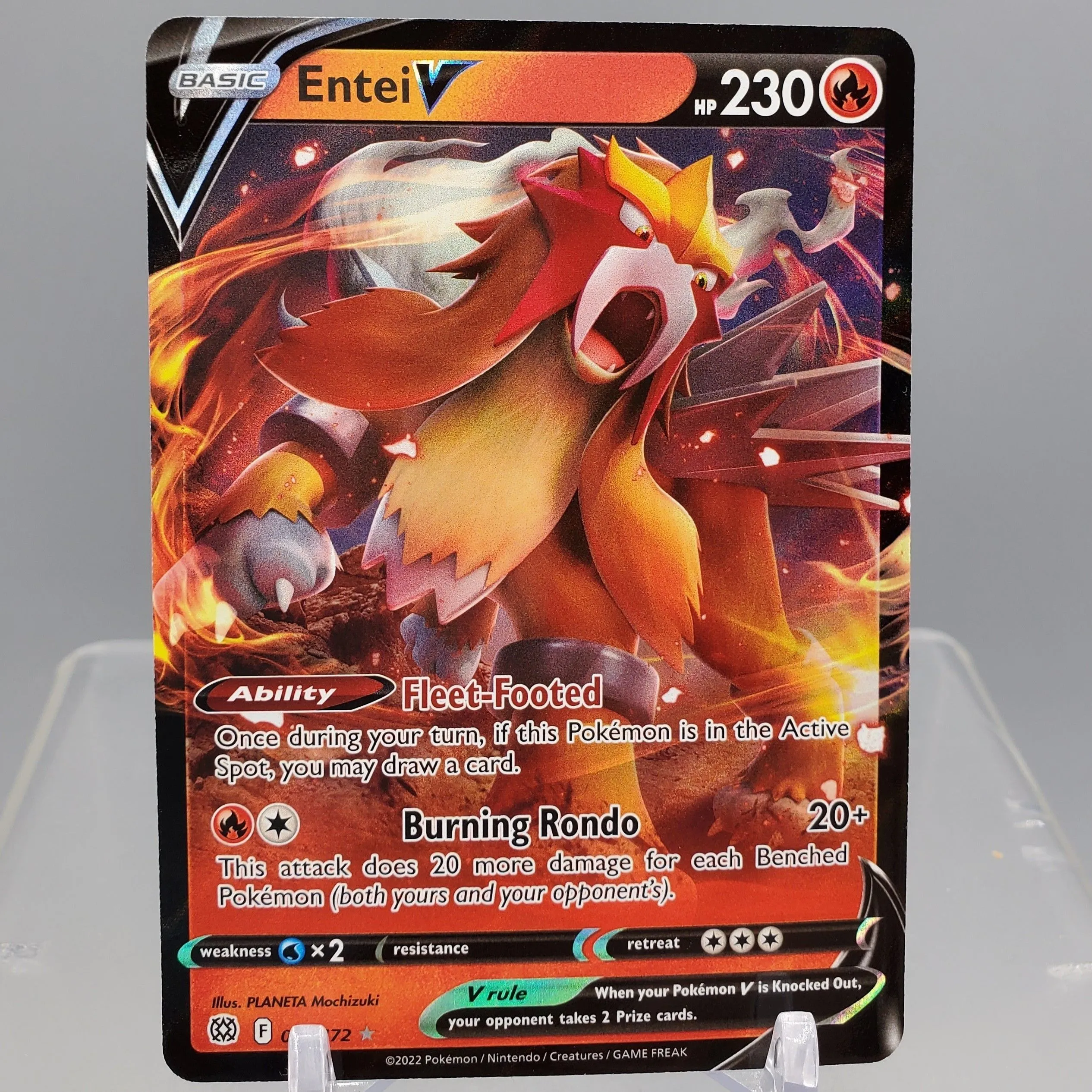 Pokemon TCG Sword & Shield Brilliant Stars Entei V Ultra Rare Card   Whatnot: Shop, Sell, Connect