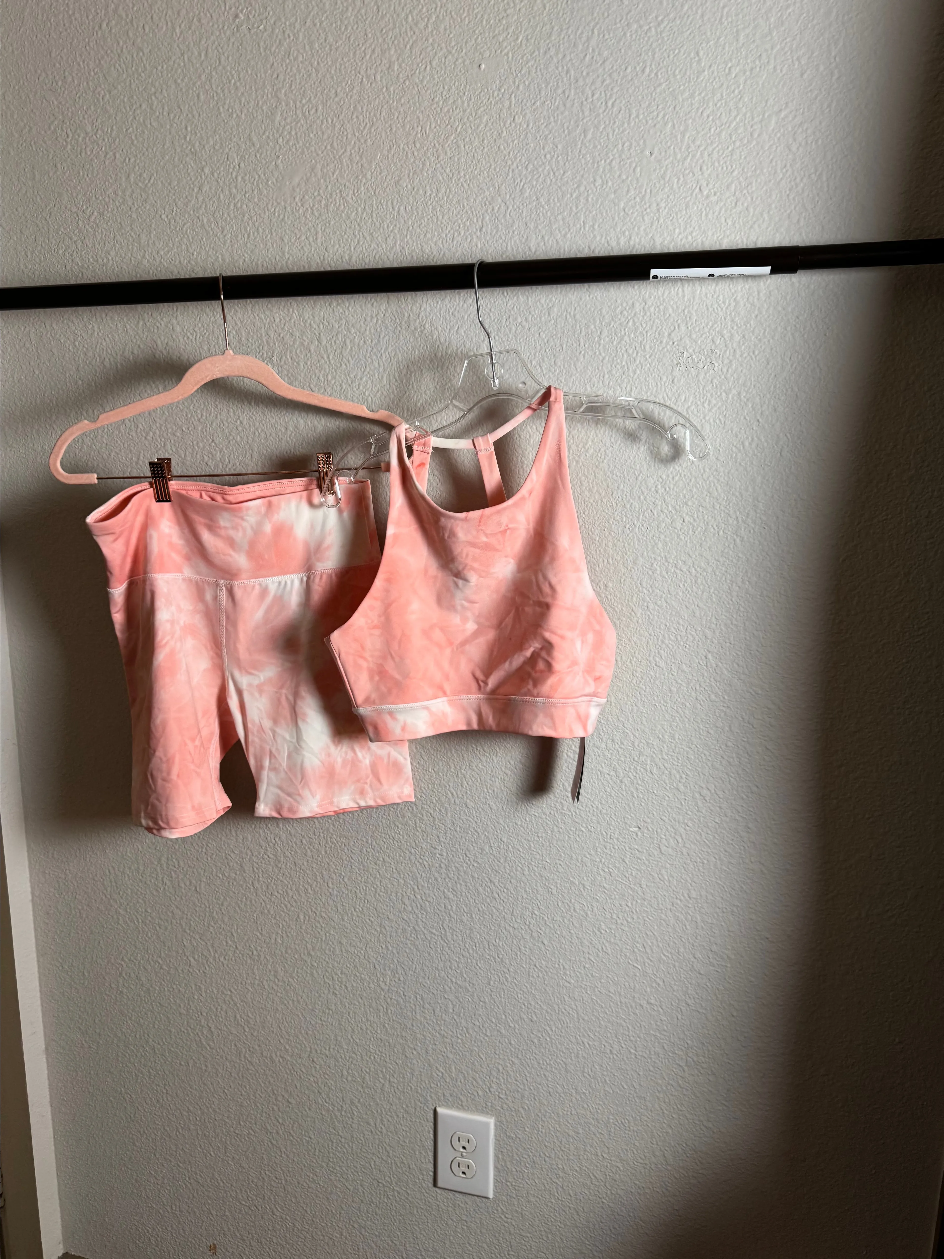 Product image for #105 2pc biker shorts set