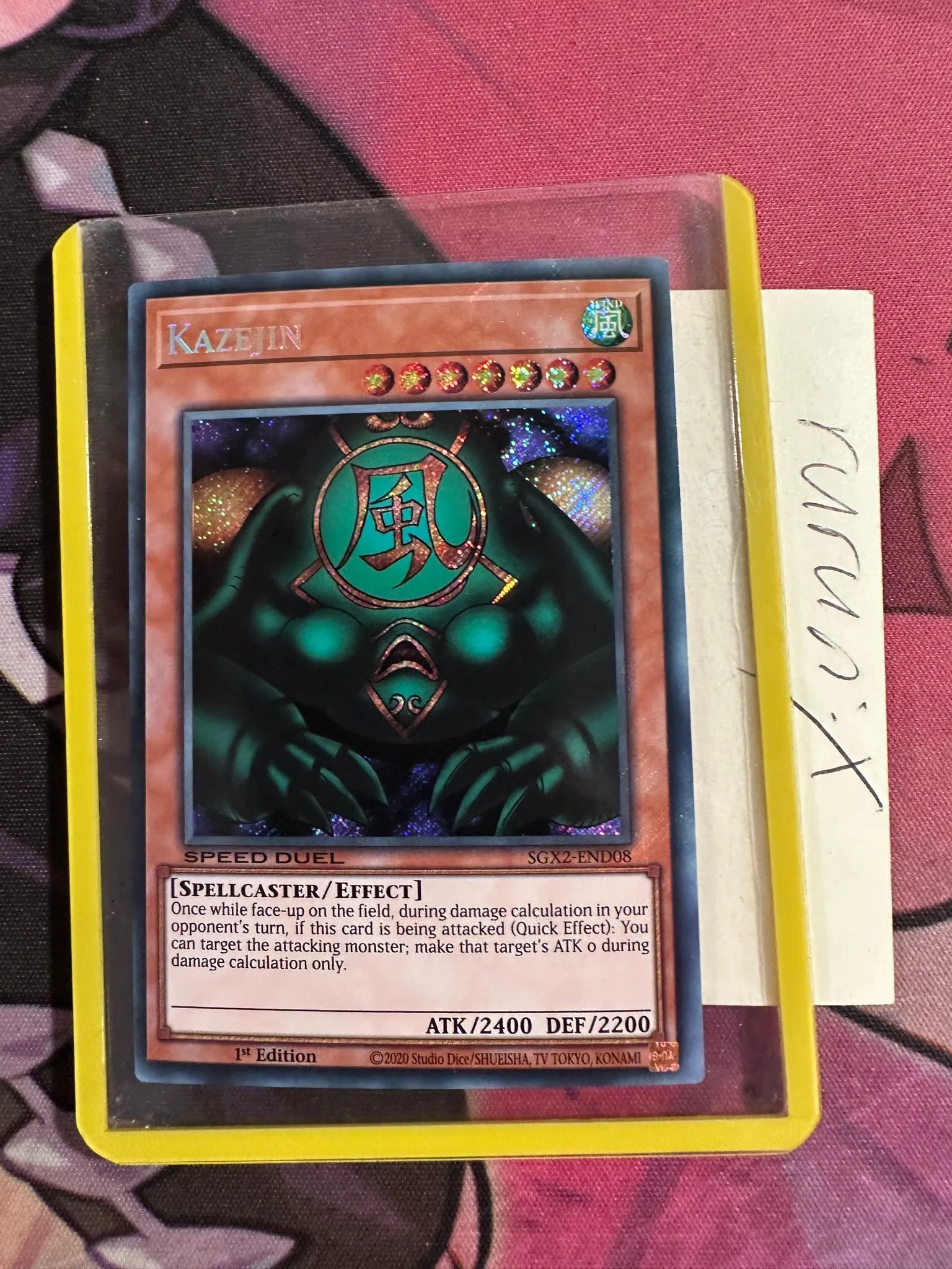 Yugioh Kazejin SGX2-END08 Secret Rare - Speed Duel GX: Midterm Paradox  (SGX2)  Whatnot: Shop, Sell, Connect