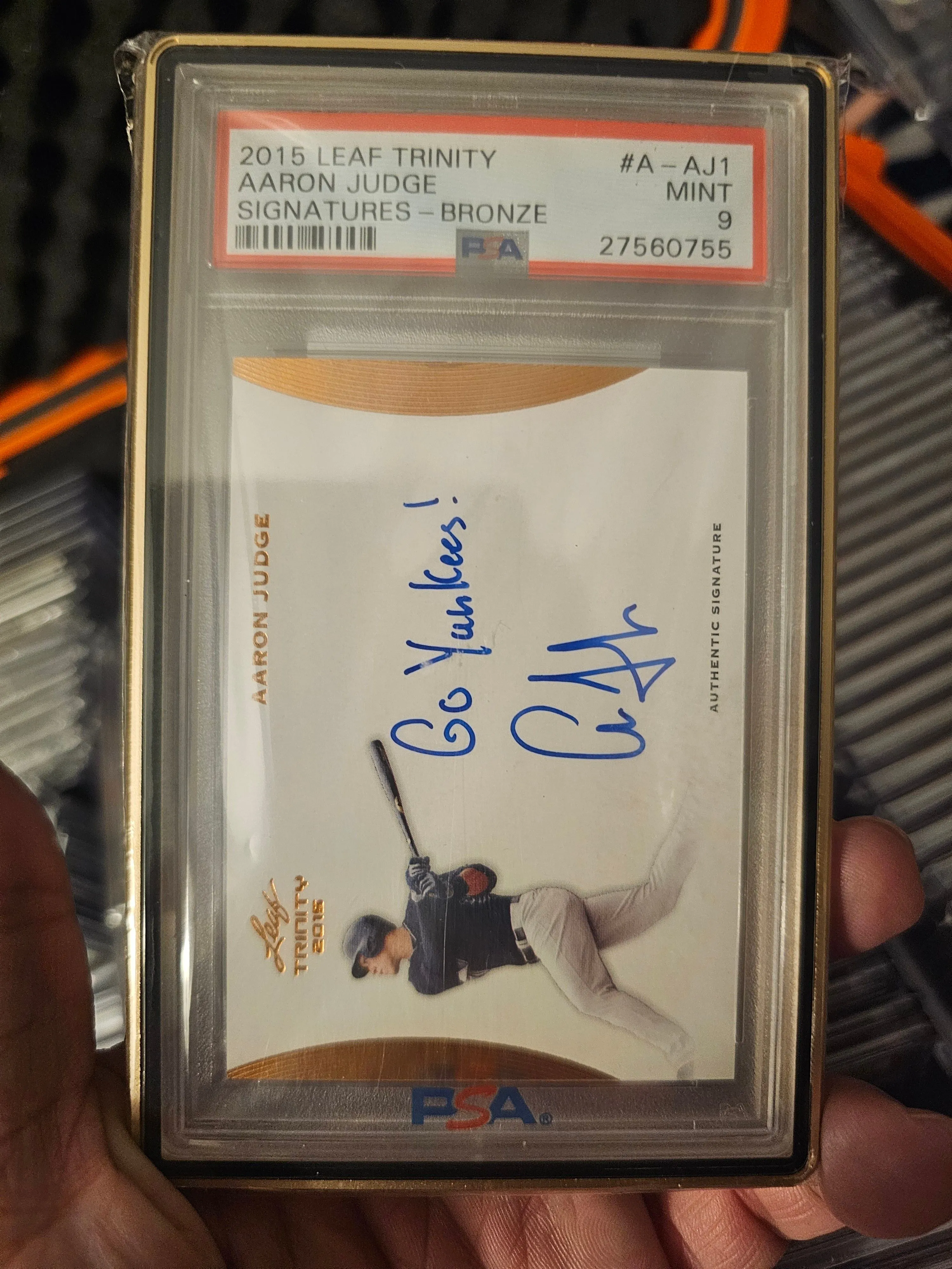 Product image for Aaron Judge auto w/ inscription 💎