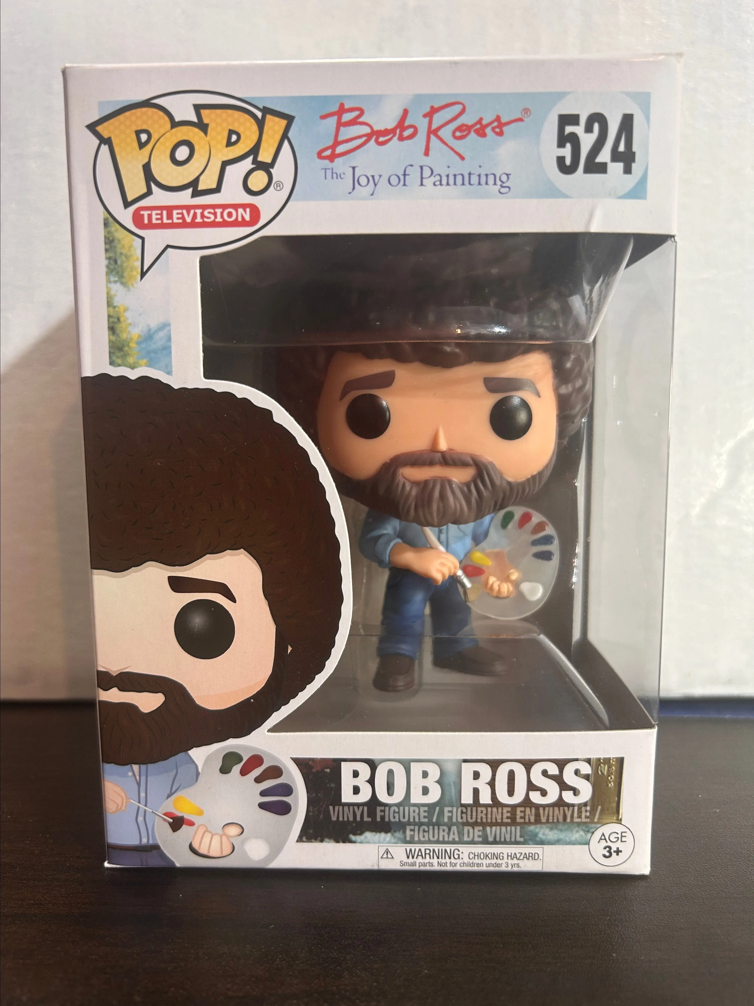 Product image for Bob Ross The Joy Of Painting Television Vaulted Funko Pop 524 With Protector