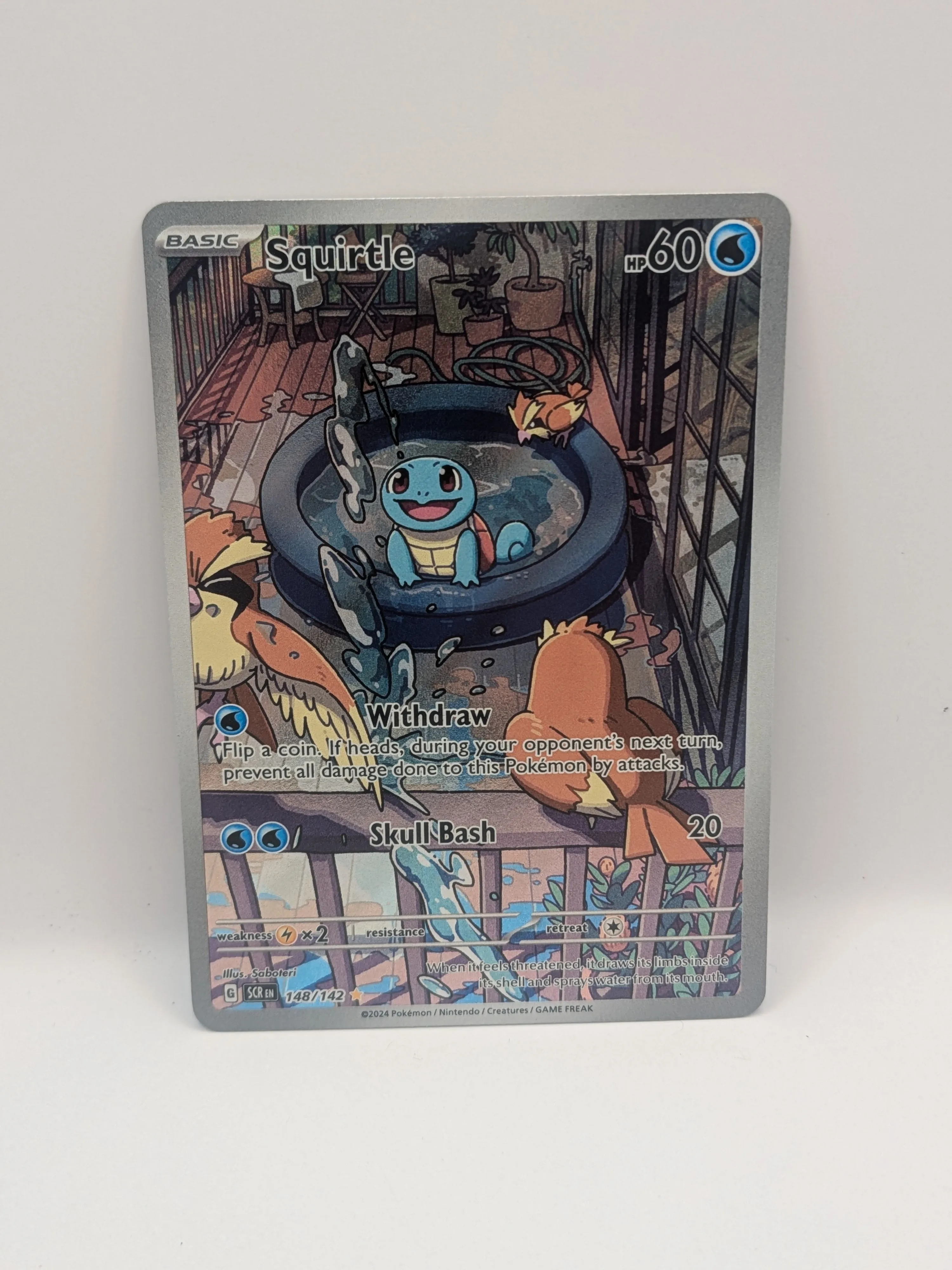 Product image for Squirtle 148 Illustration rare Stellar Crown