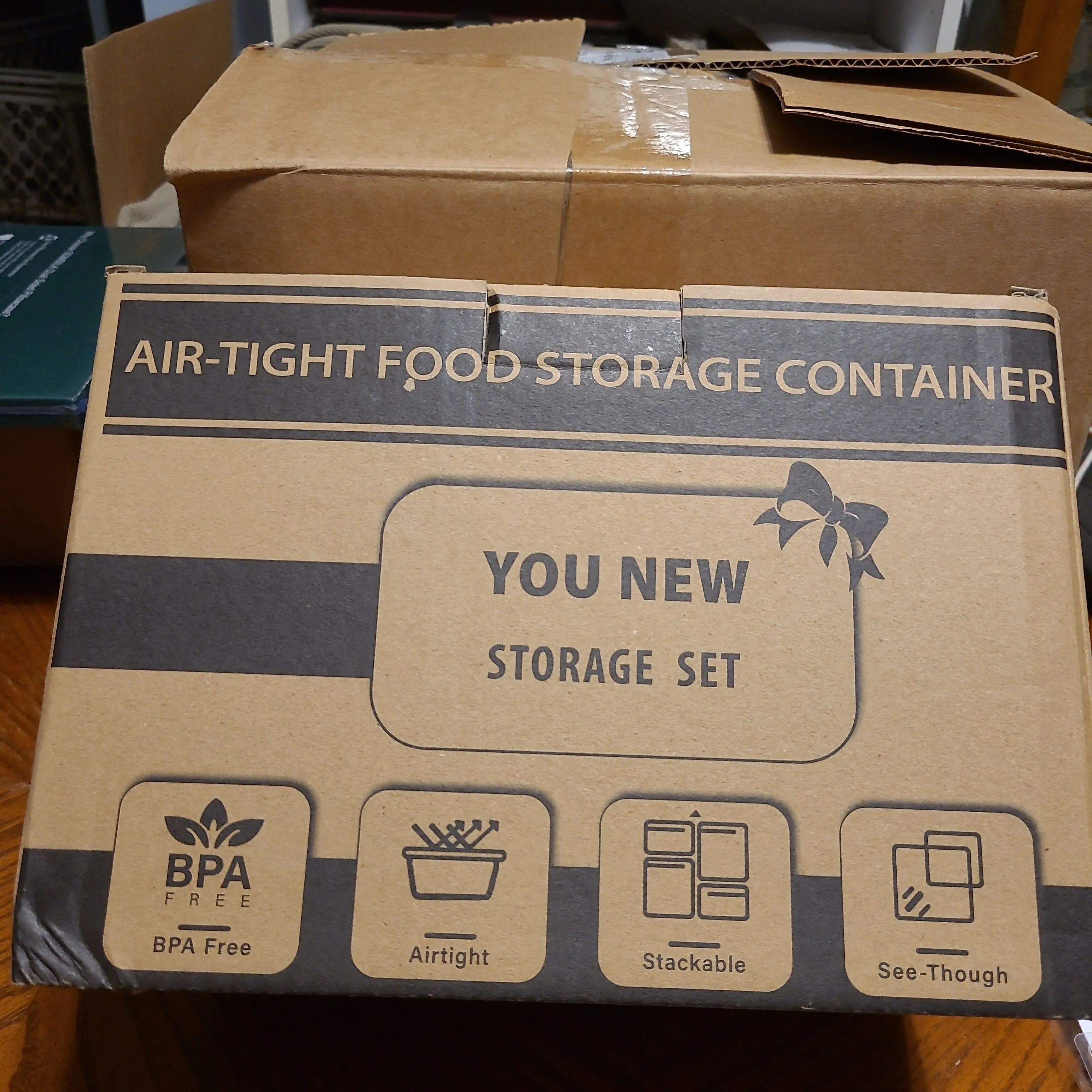 Product image for Skroam 12 Pack Airtight Food Storage Containers with Lids. (507,519)