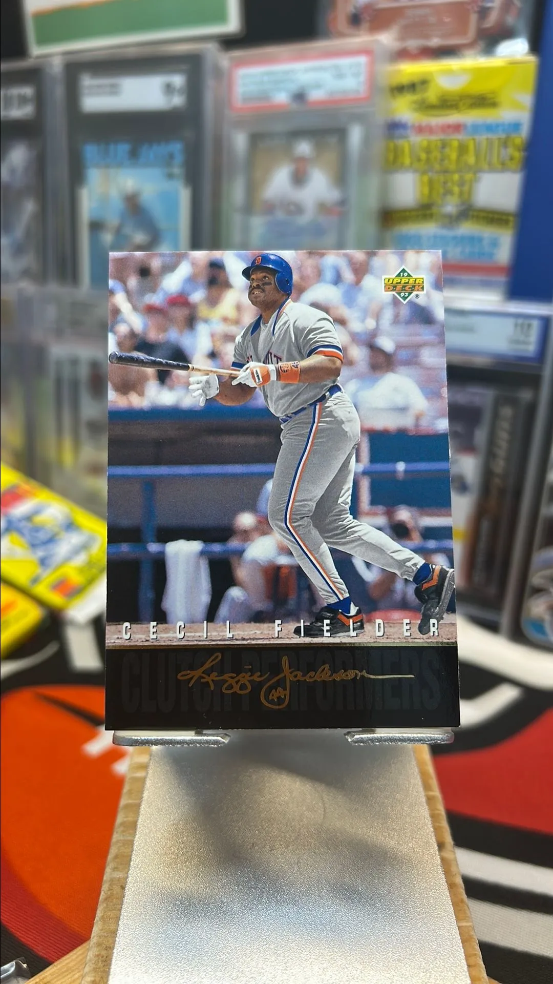 Product image for 1993  Upper Deck Cecil Fielder Reggie Jackson's Clutch Performers #R9 Tigers