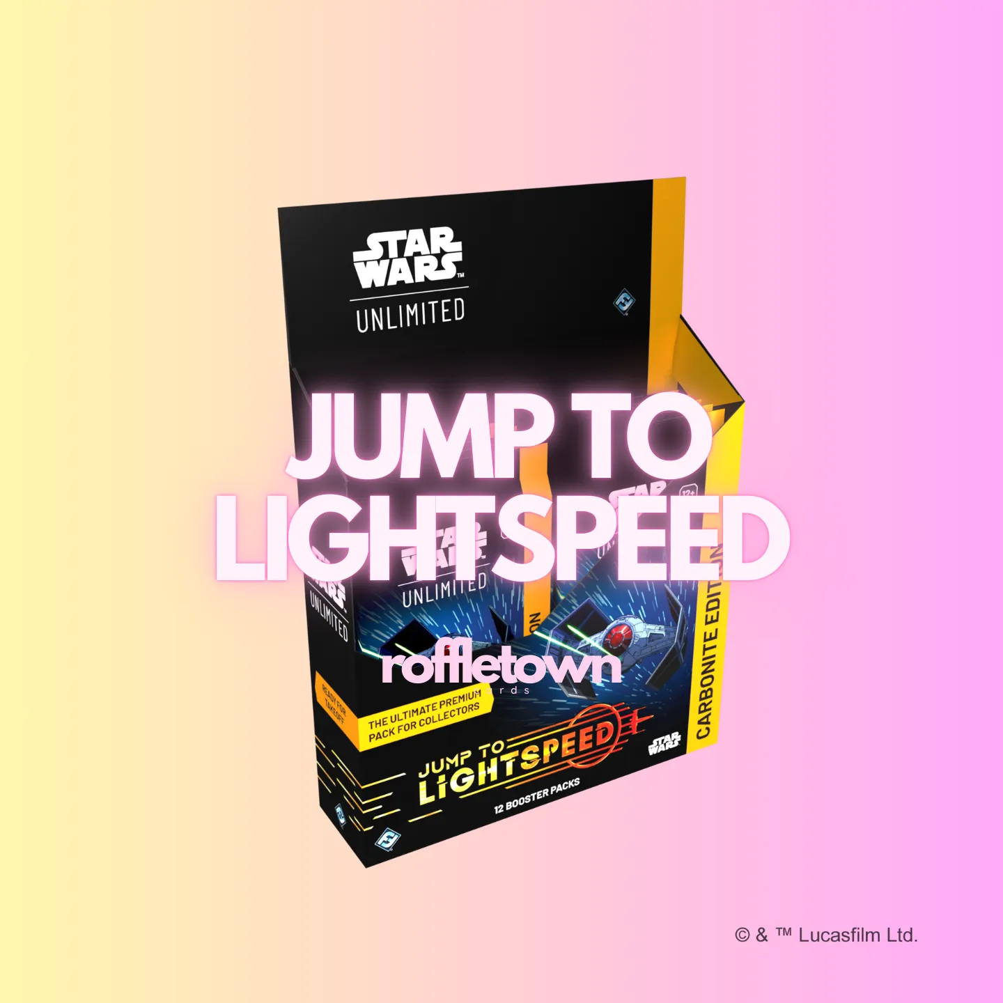 0c. SWU Jump to Lightspeed - 1 Carbonite Booster Pack (Showcase Hit Packs)   Whatnot: Shop, Sell, Connect
